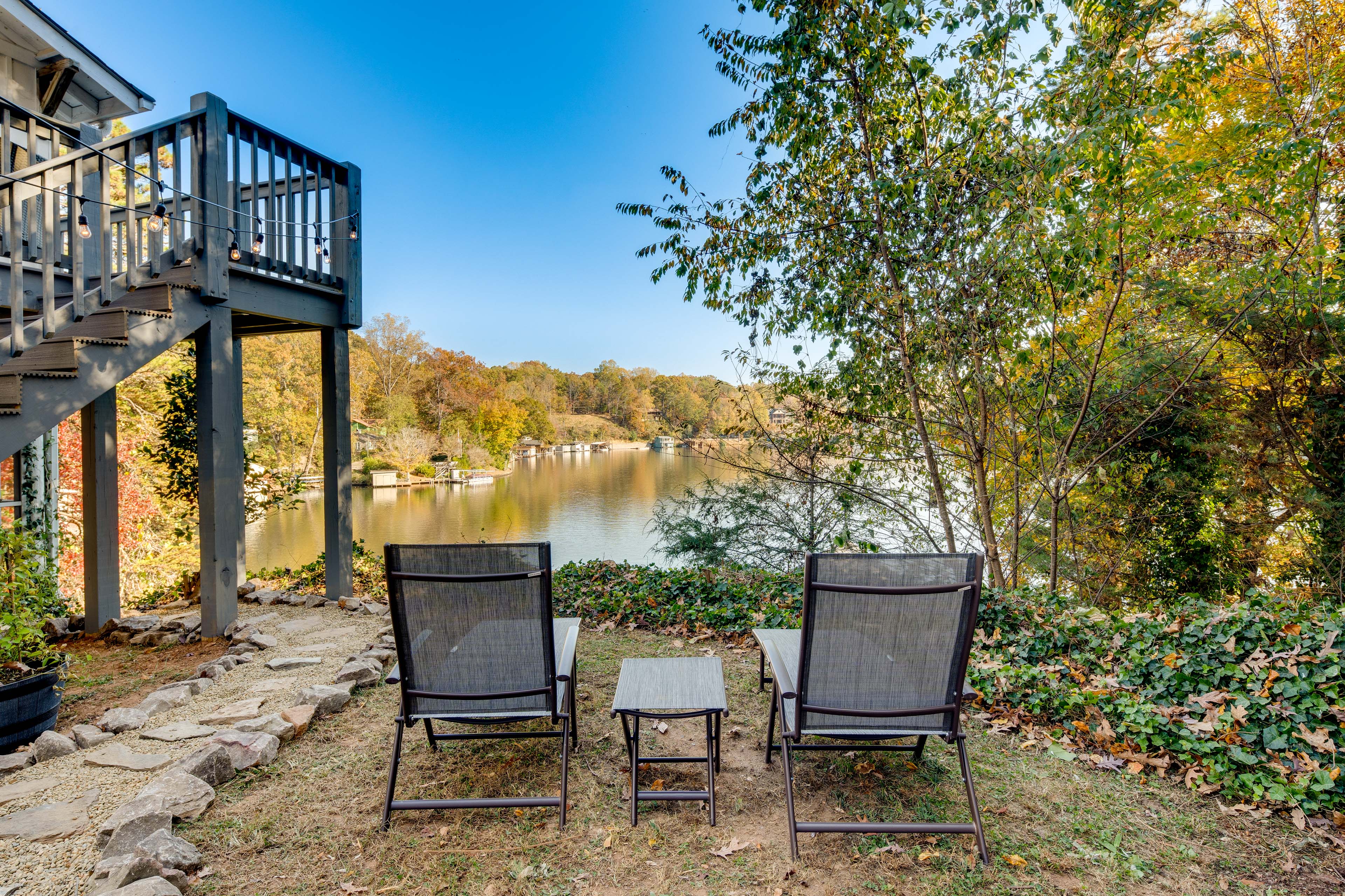 Property Image 1 - Lakefront Landrum Home w/ Deck, Fire Pit & Kayaks!