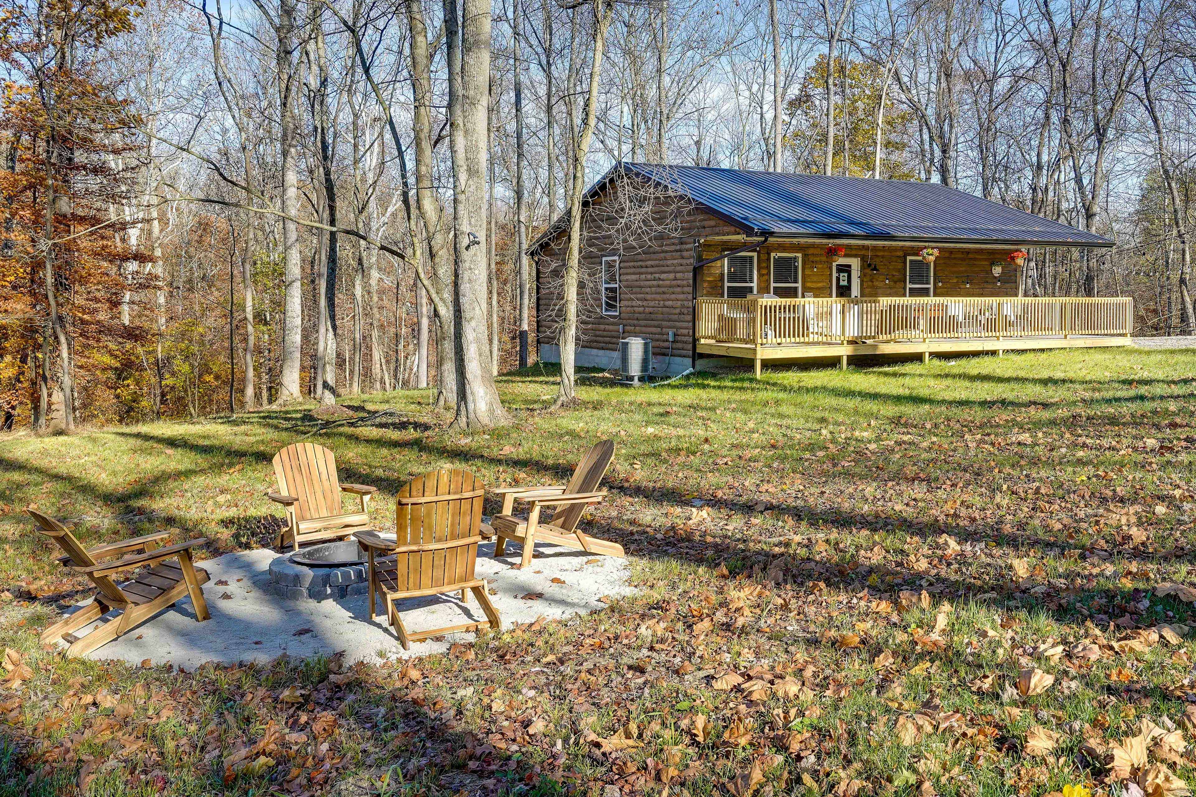 Property Image 1 - Serene Logan Retreat w/ Private Hot Tub & Fire Pit