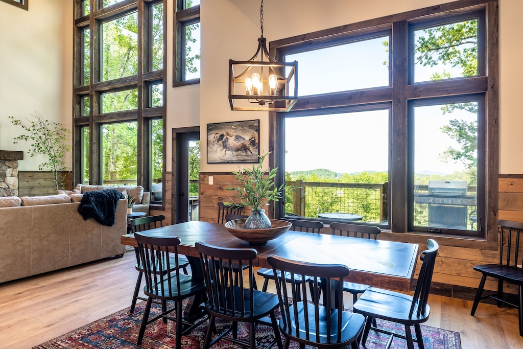 Watch a game while you eat dinner, or play board games here late into the night!