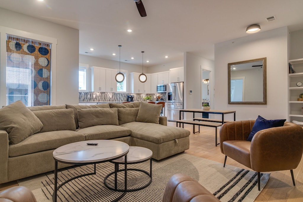 Experience effortless connection between spaces in our open floor plan.