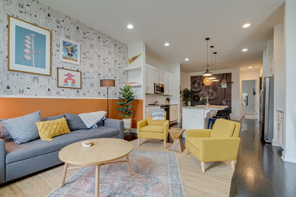 Be greeted with the best vibes as you enter The Slater!