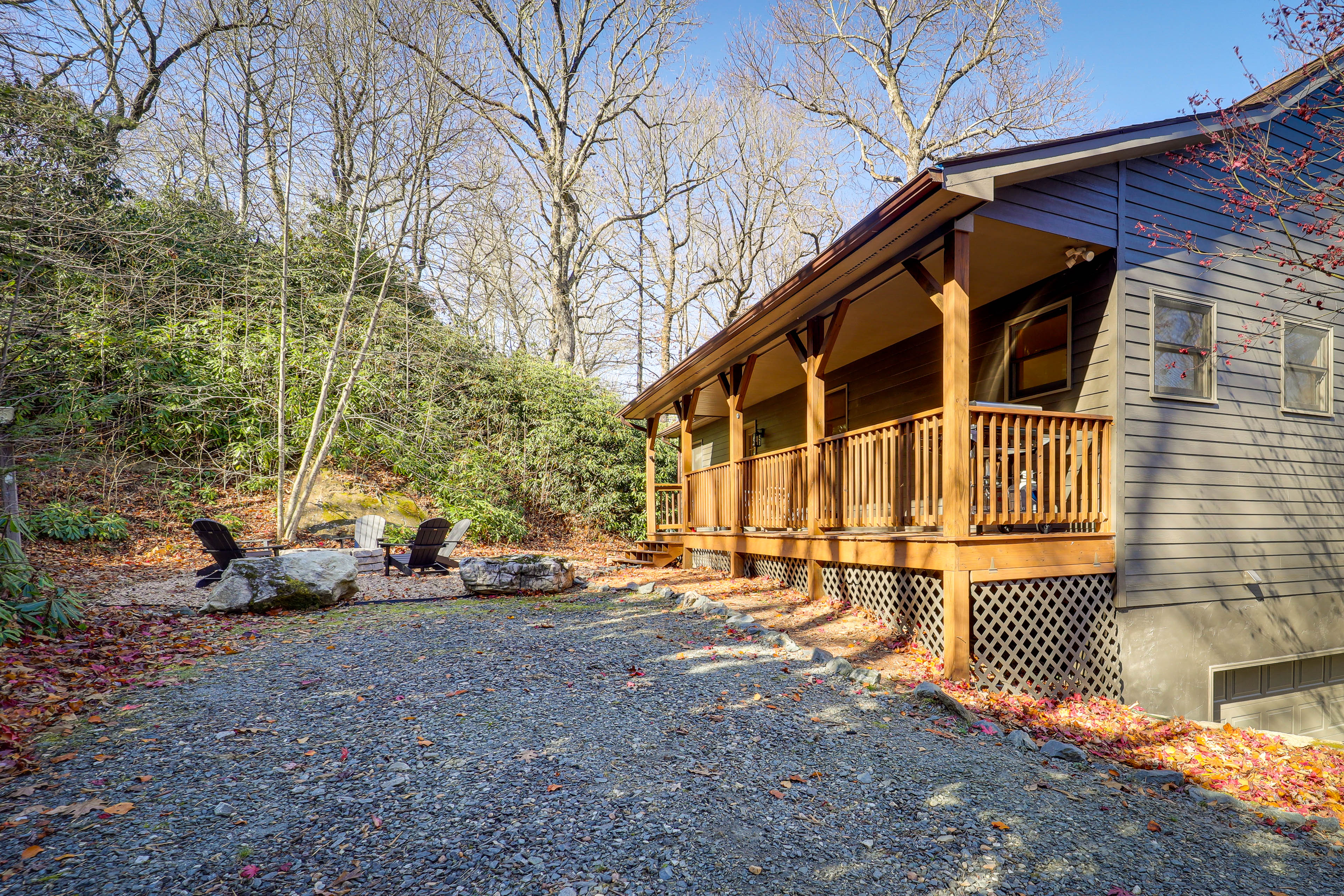 Property Image 1 - Blowing Rock Escape w/ Covered Deck & Fire Pit