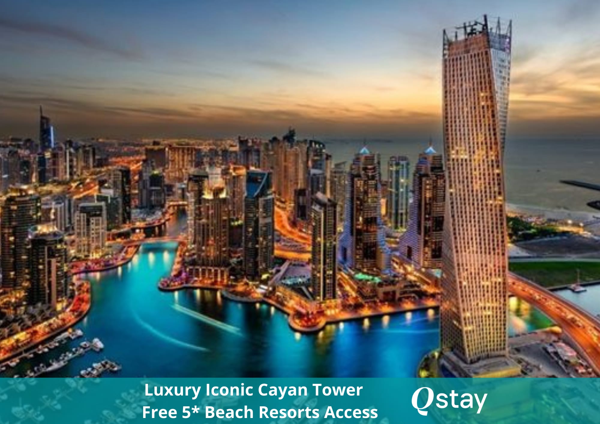 Property Image 1 - Luxury Iconic Cayan Tower · Free 5* Beach Resorts Access!