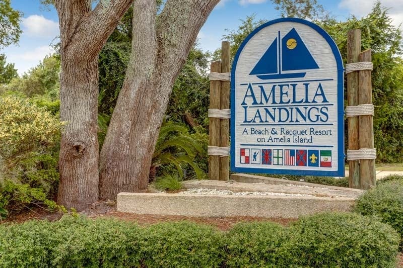 Amelia Landings Resort Sign