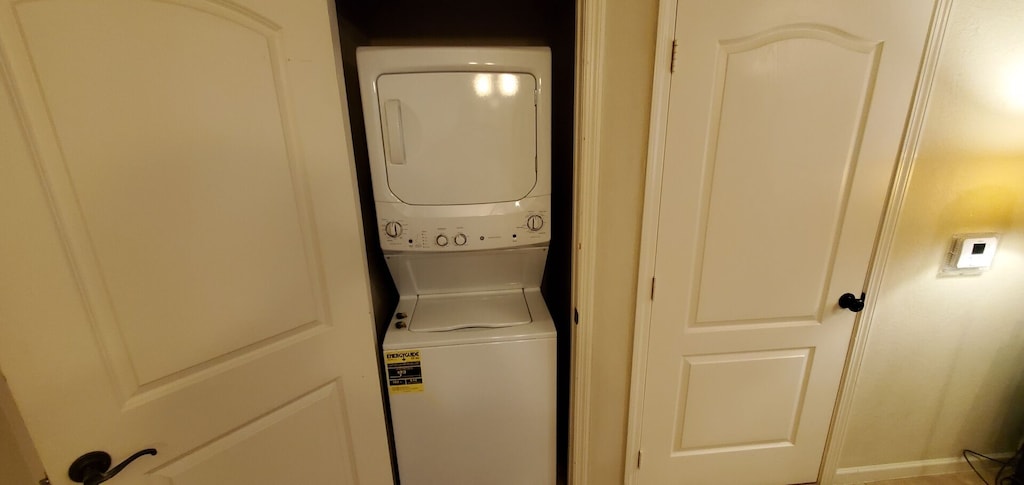 Washer and dryer inside condo