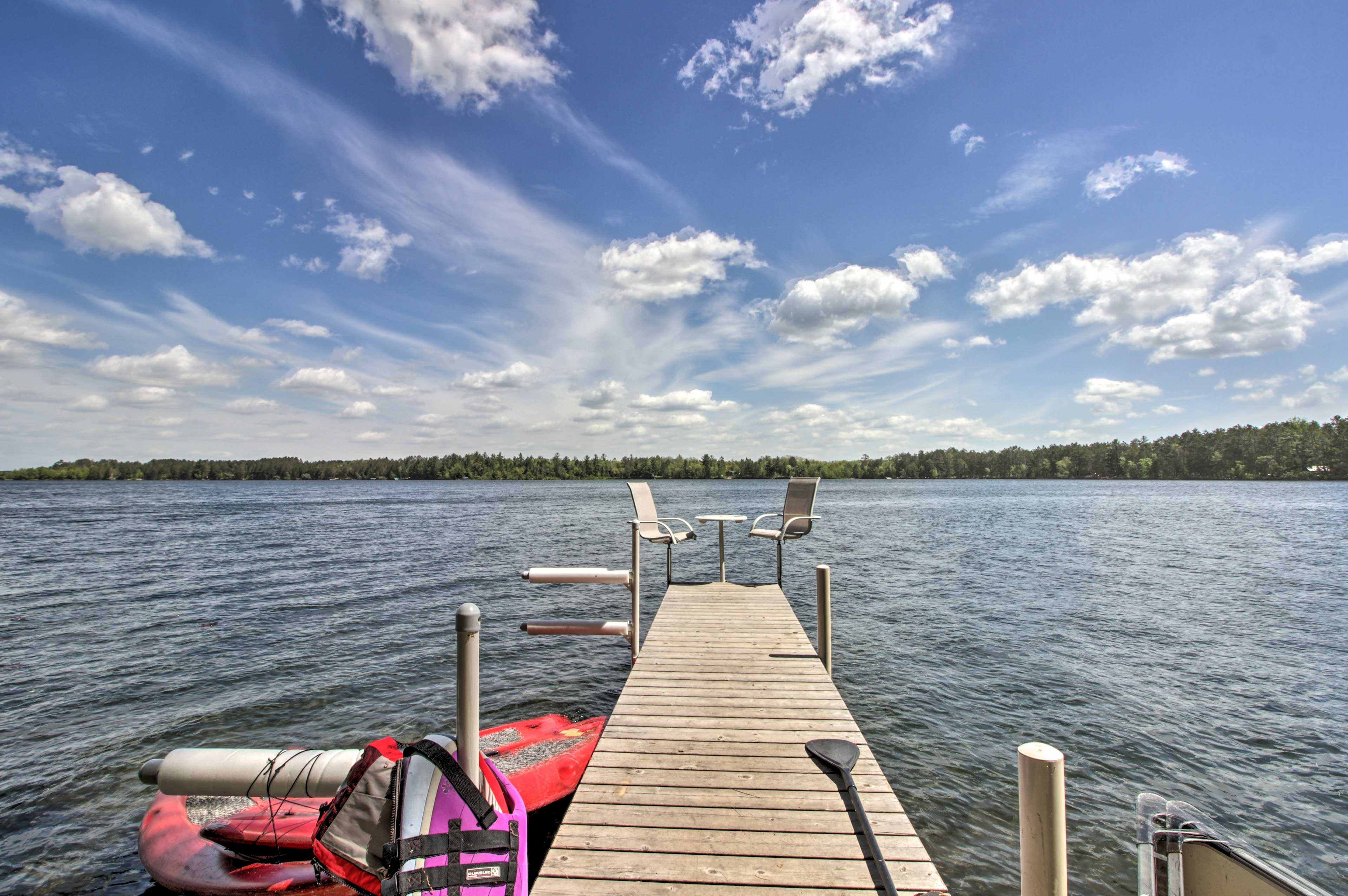 Property Image 2 - Loon Lake Lodge’ w/ Dock, Sauna & Hot Tub!