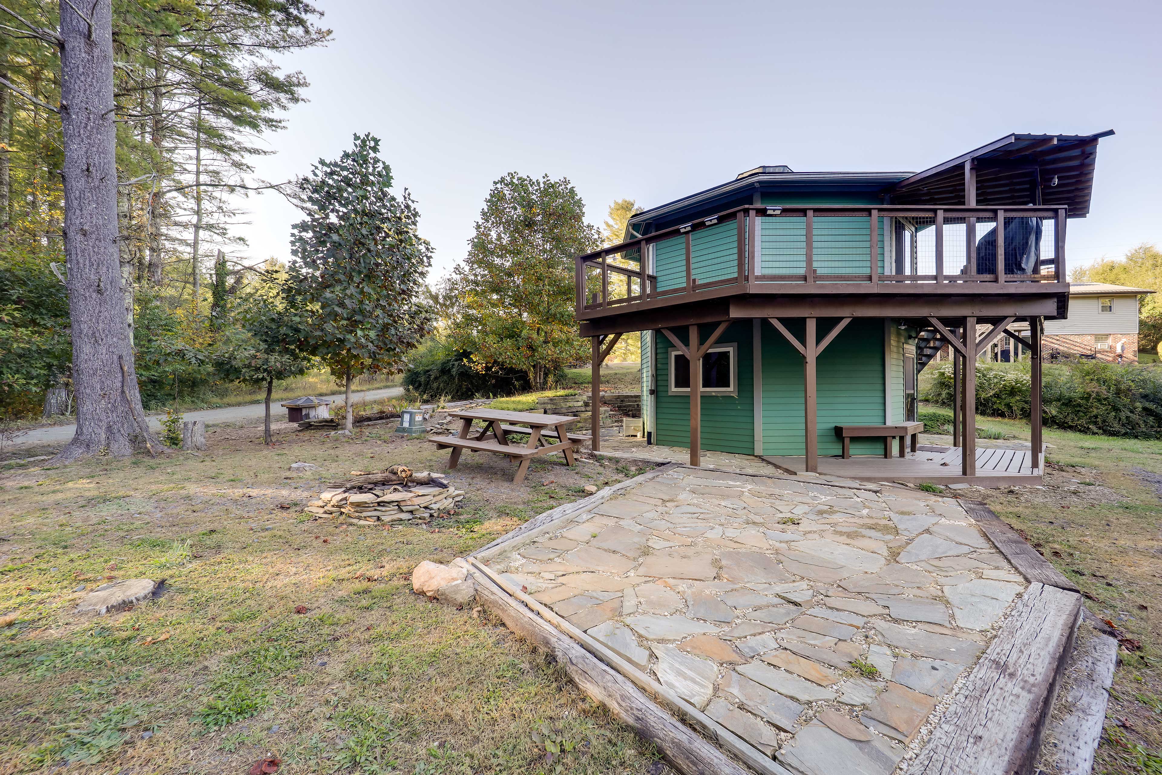 Property Image 1 - Unique West Jefferson Home w/ Fire Pit & Grill!