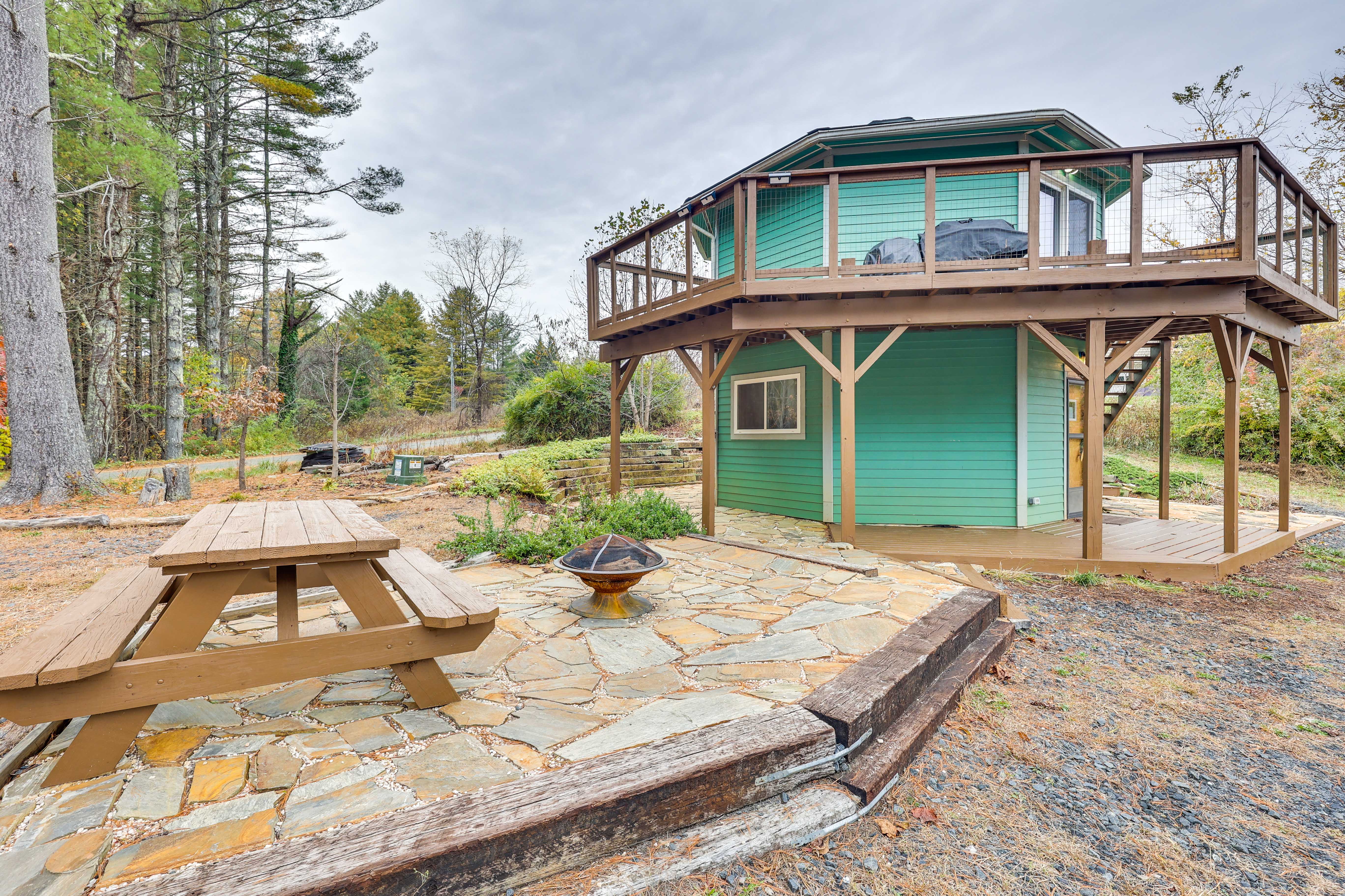 Property Image 1 - Unique West Jefferson Home w/ Fire Pit & Grill!