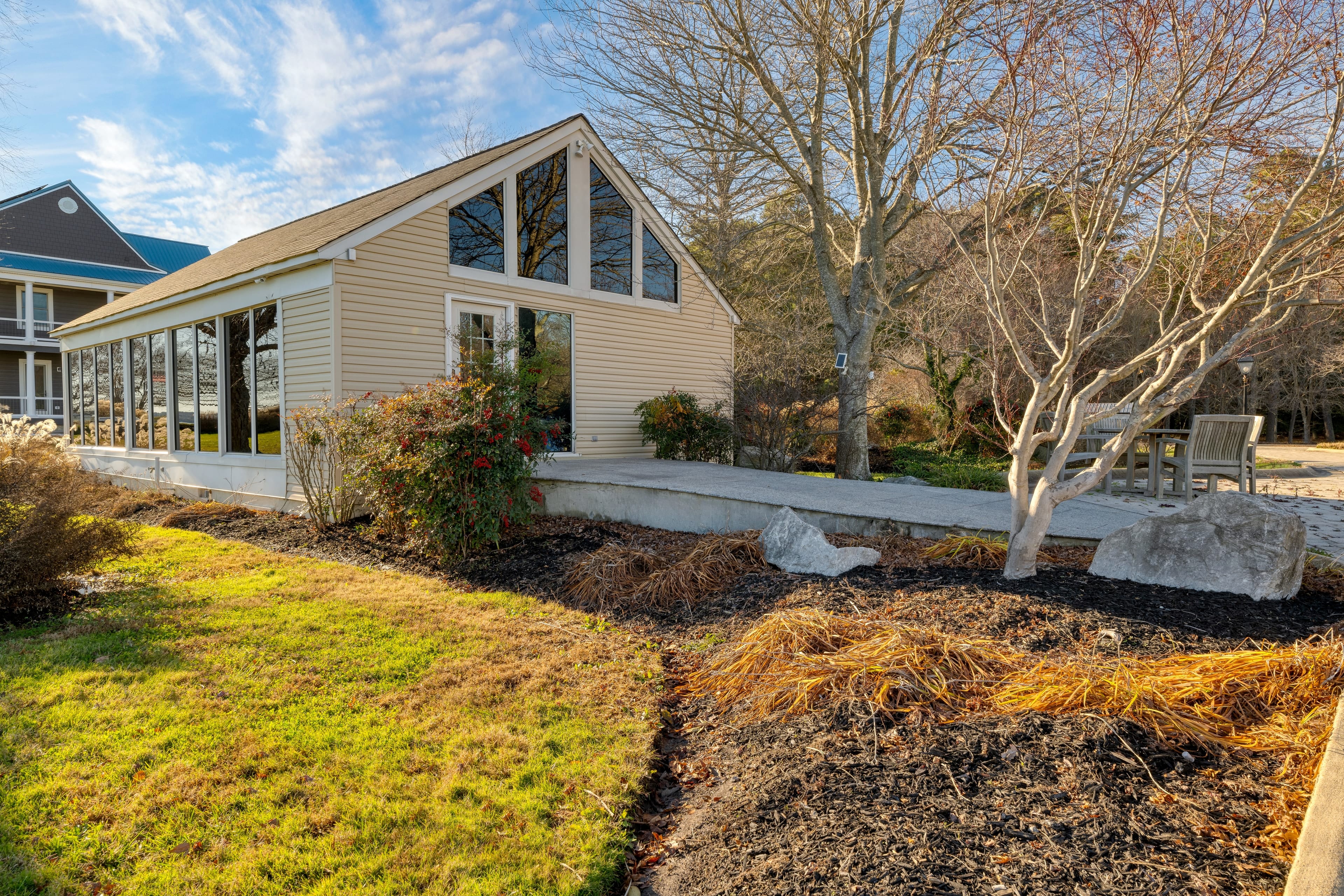 Cottage exterior.