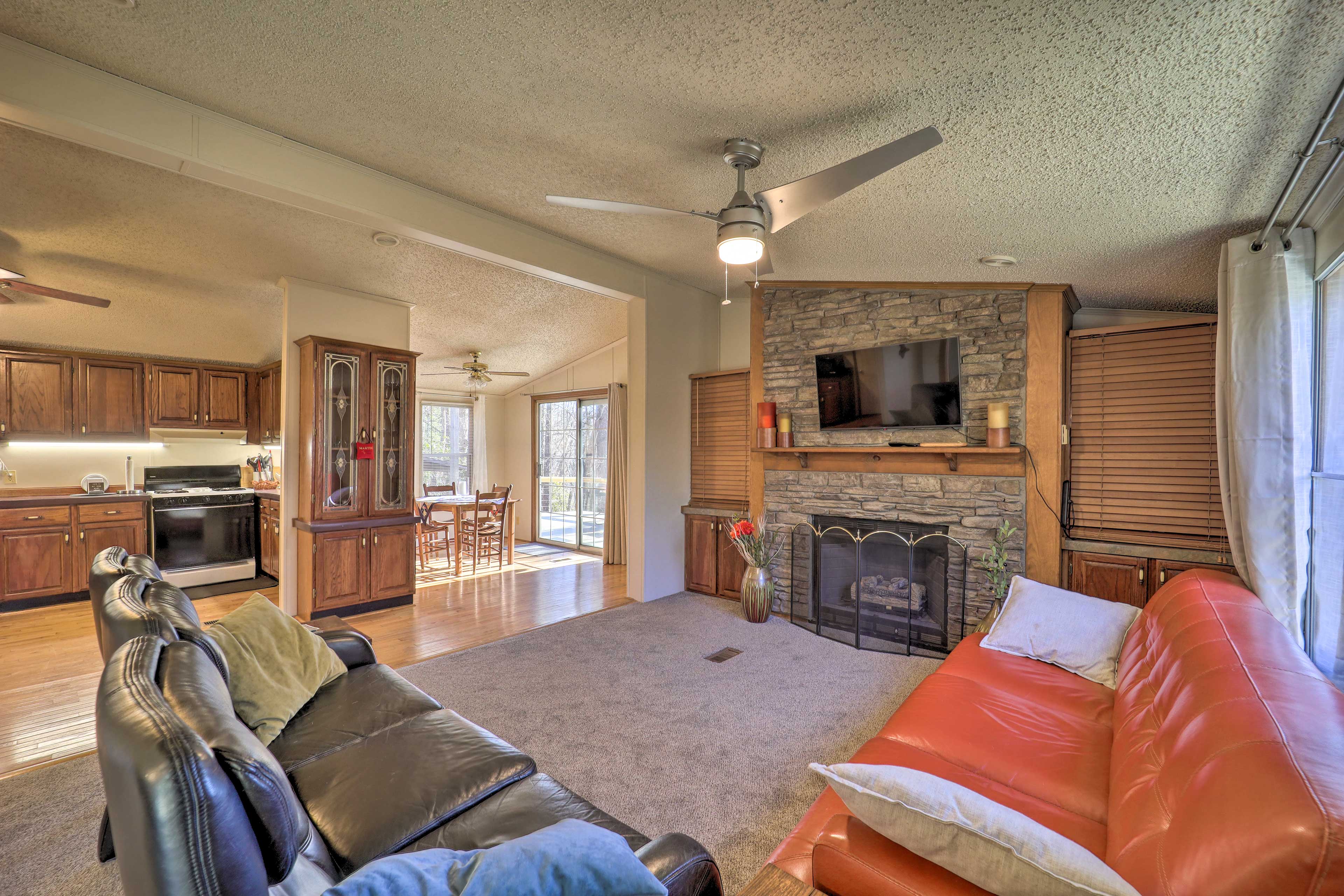 Property Image 1 - Spruce Pine Riverfront Rental: Deck + 2 Fire Pits!