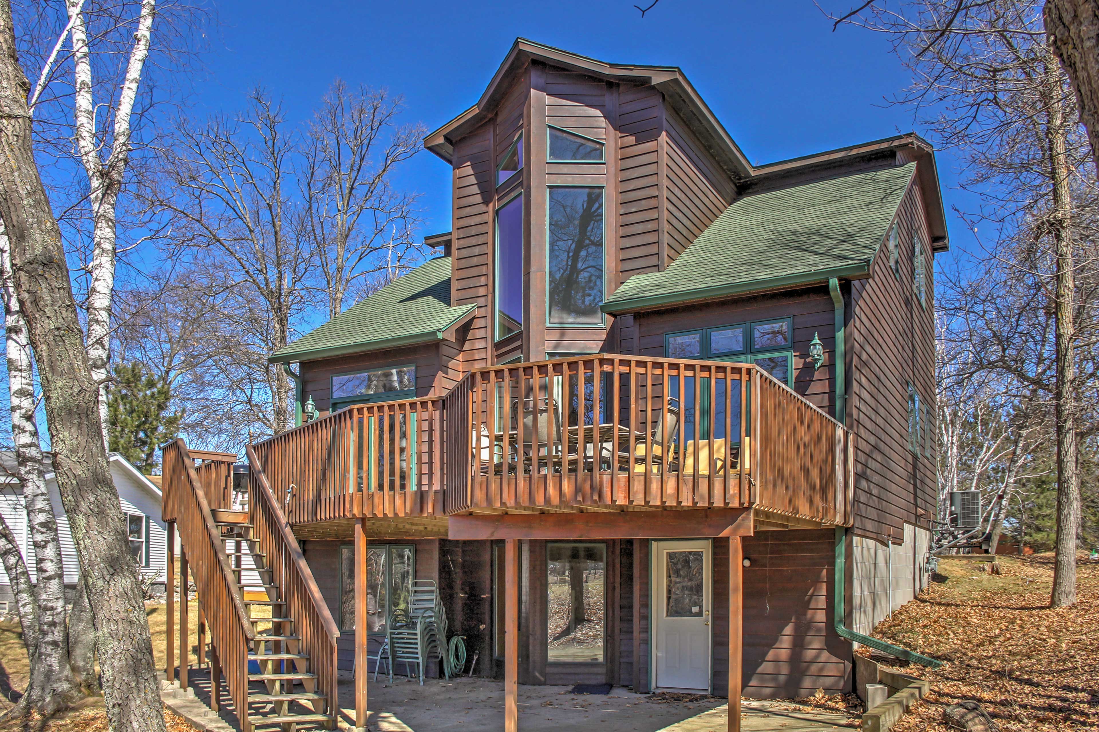 Crosslake Home on Little Pine Lake w/ Boat Landing Home Rental in