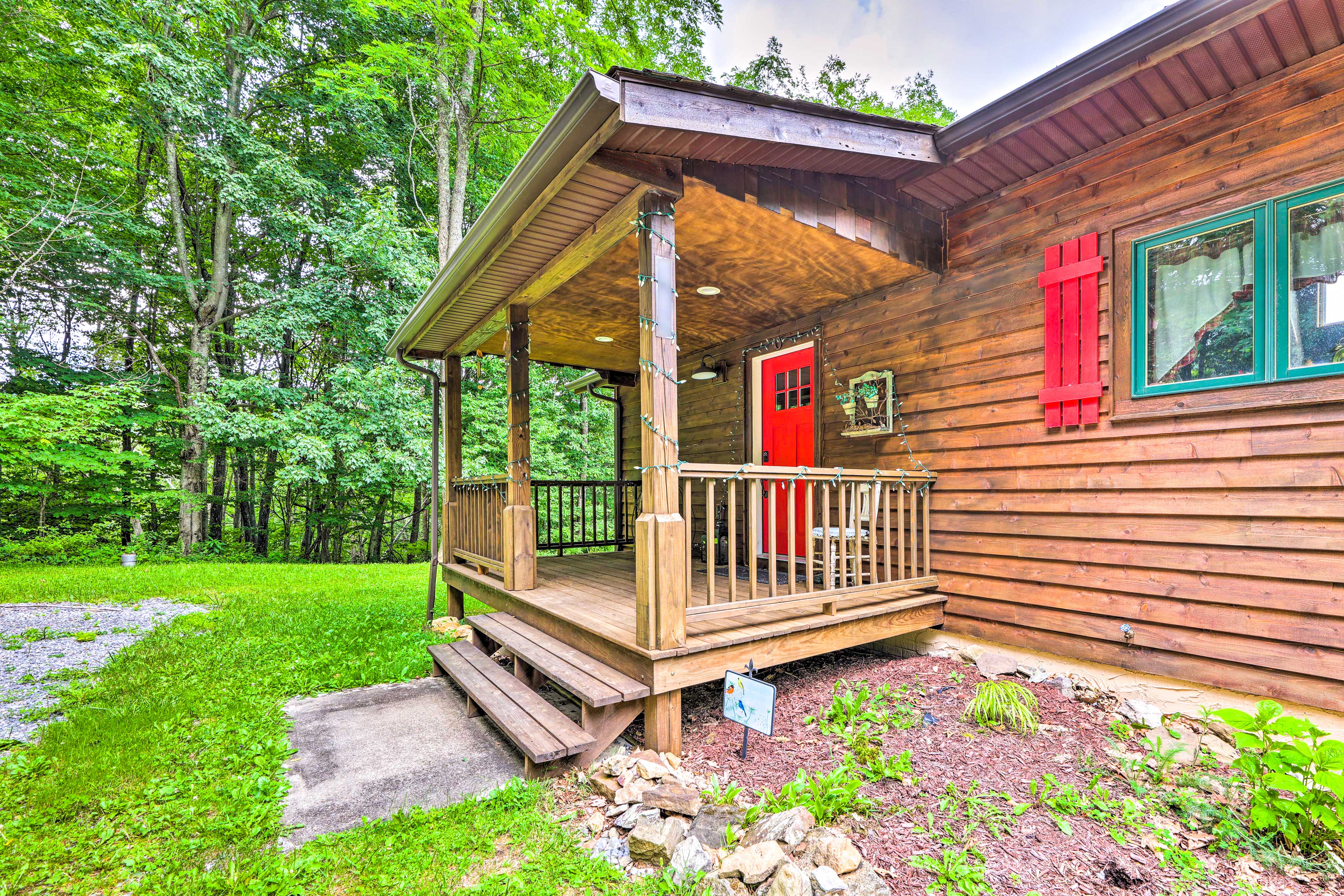 Property Image 2 - Slaty Fork Escape w/ Mountain View + Hot Tub!