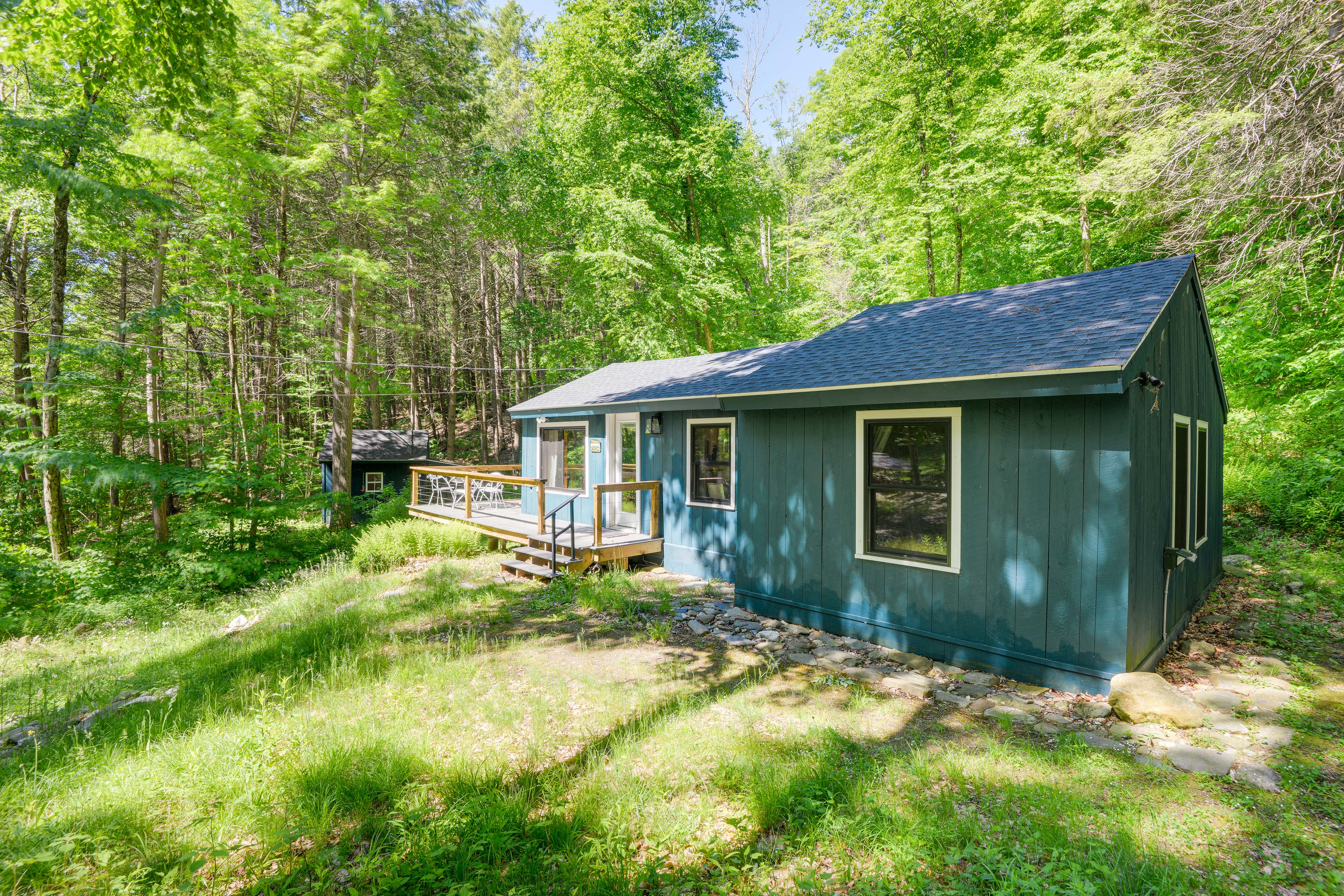 Property Image 2 - Cozy Falls Brook Cabin: Hike & Swim On-Site!