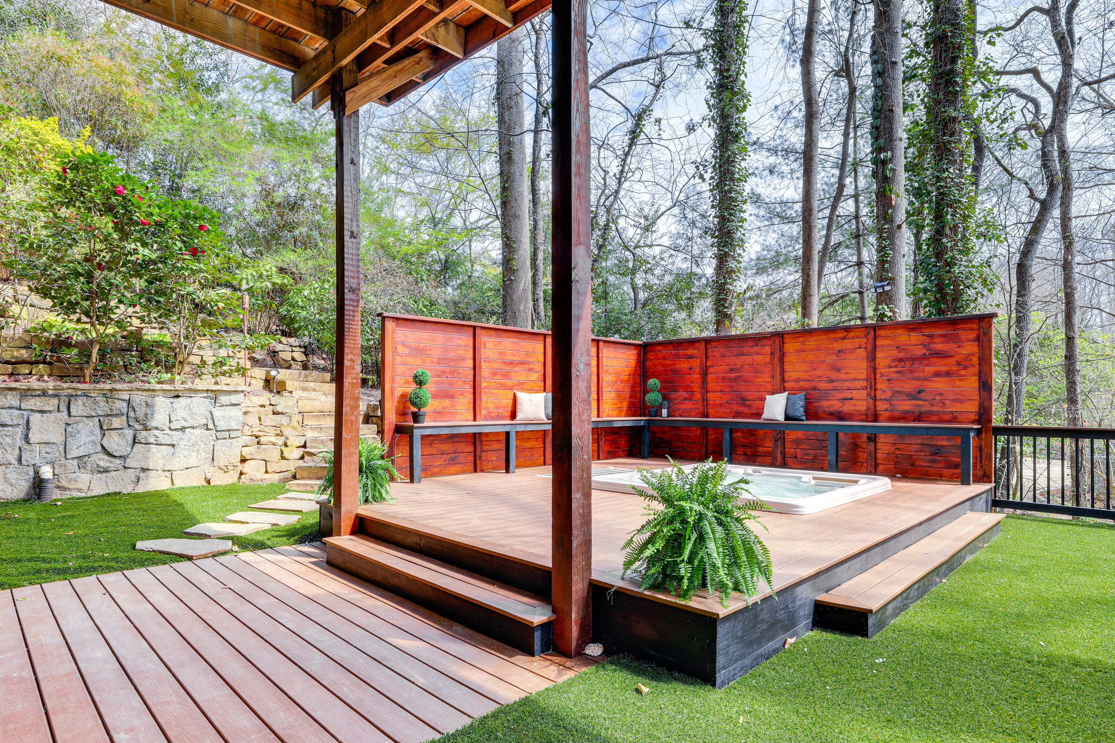 Property Image 1 - Mid-Century Modern Luxe Retreat w/ Hot Tub & Decks