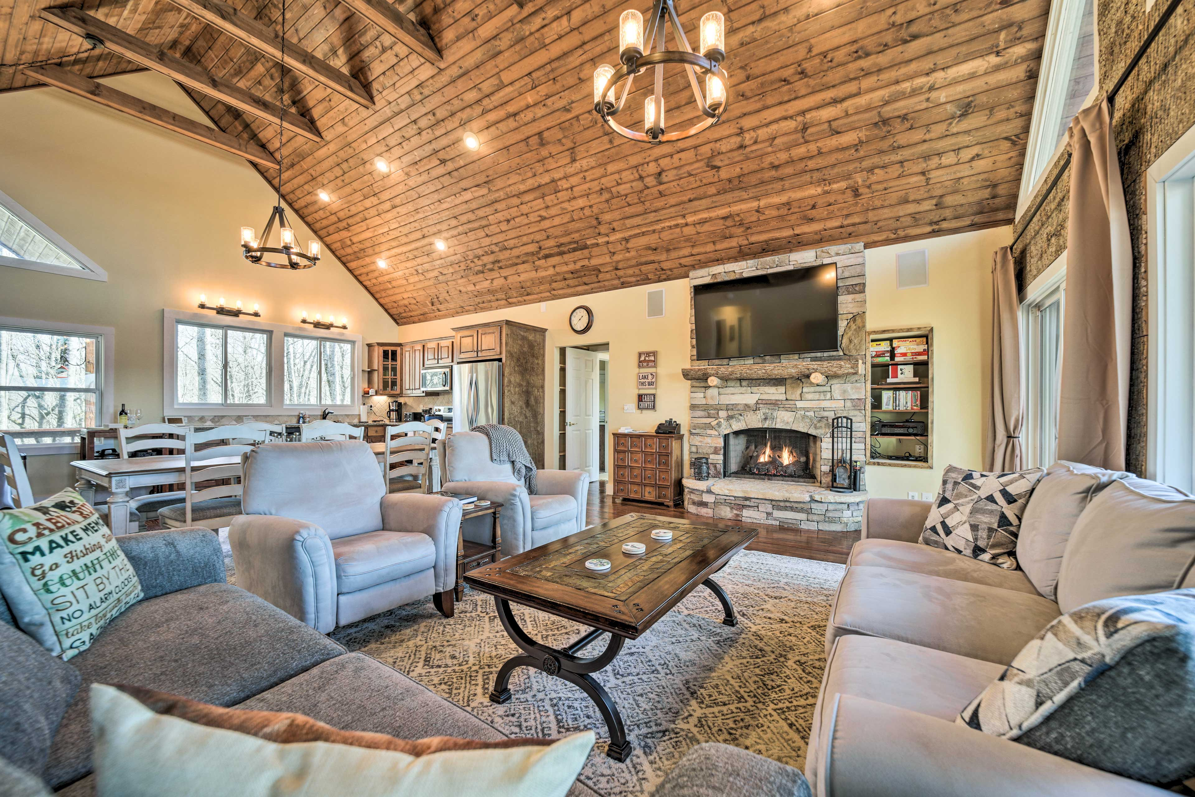 Property Image 2 - ’Glenville Serenity Lodge’ Cabin: Lake Views!