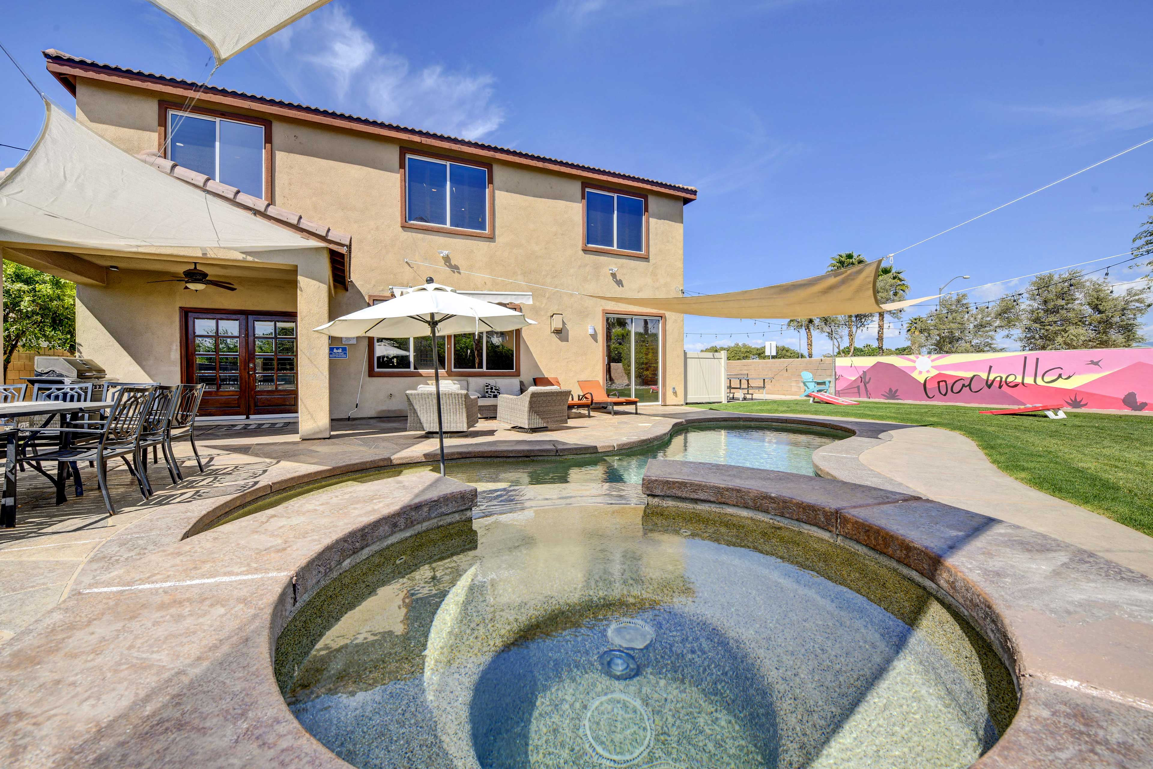 Property Image 1 - Spacious Home w/ Pool & Hot Tub, 3 Mi to Coachella