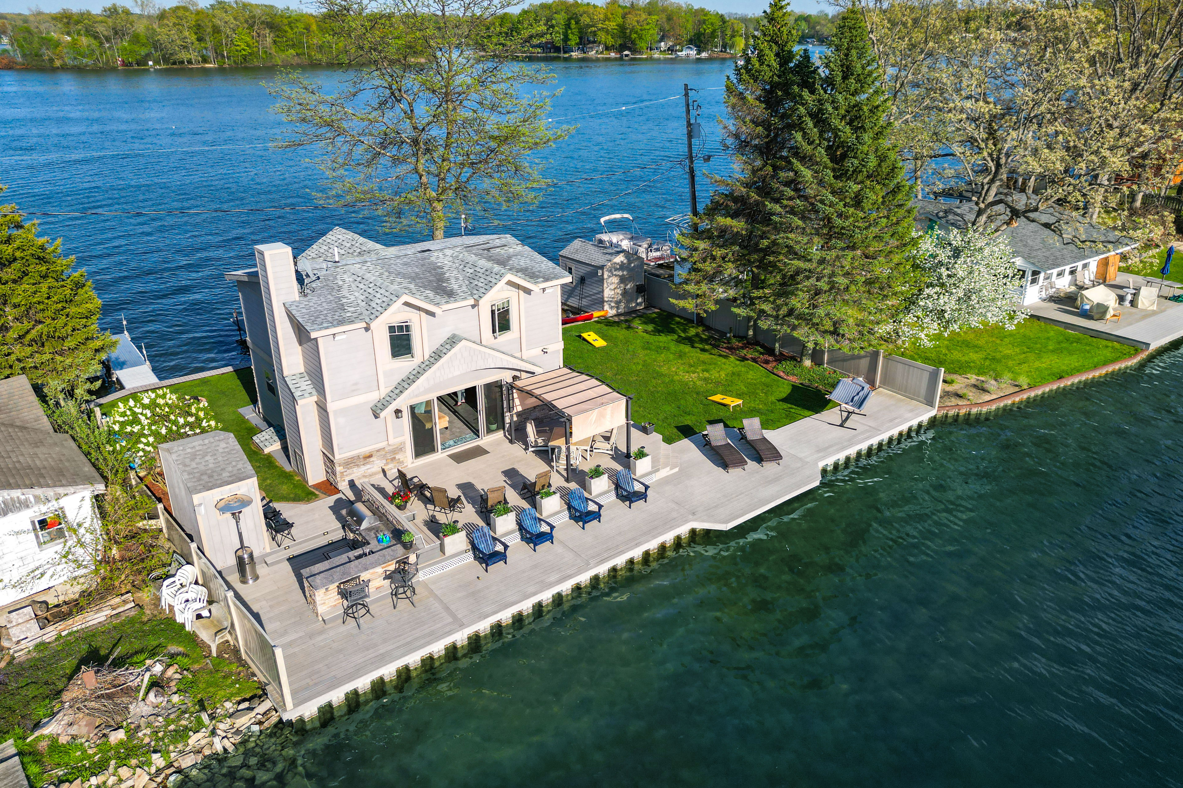 Property Image 1 - Michigan Island Lake House: Sunrise & Sunset Views