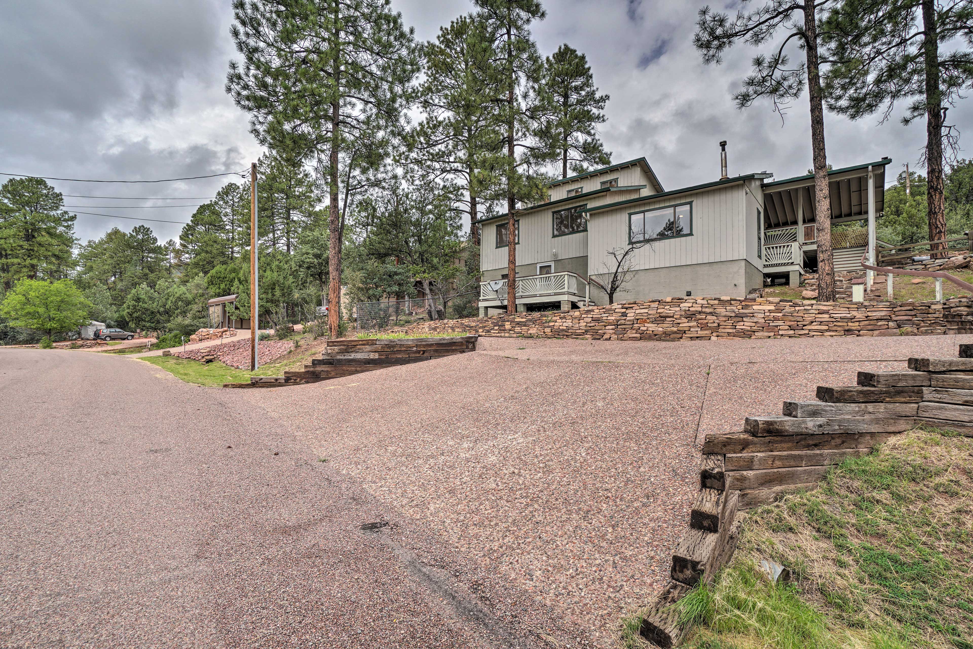 Property Image 2 - Cozy Pine Retreat w/ Private Hot Tub & Views