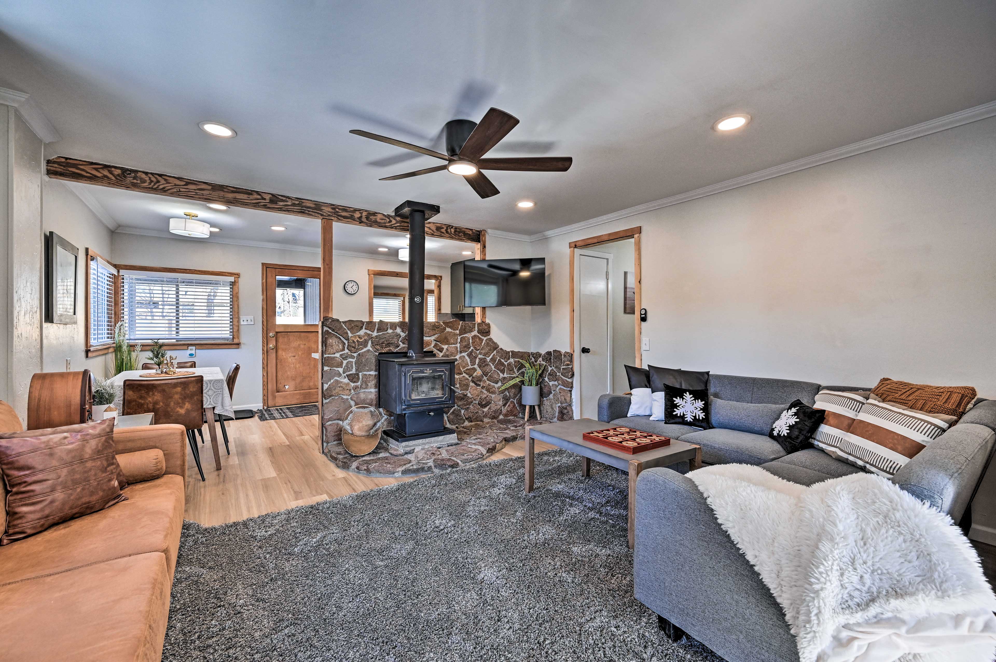 Property Image 1 - Flagstaff Cabin w/ Hot Tub & Fire Pit!