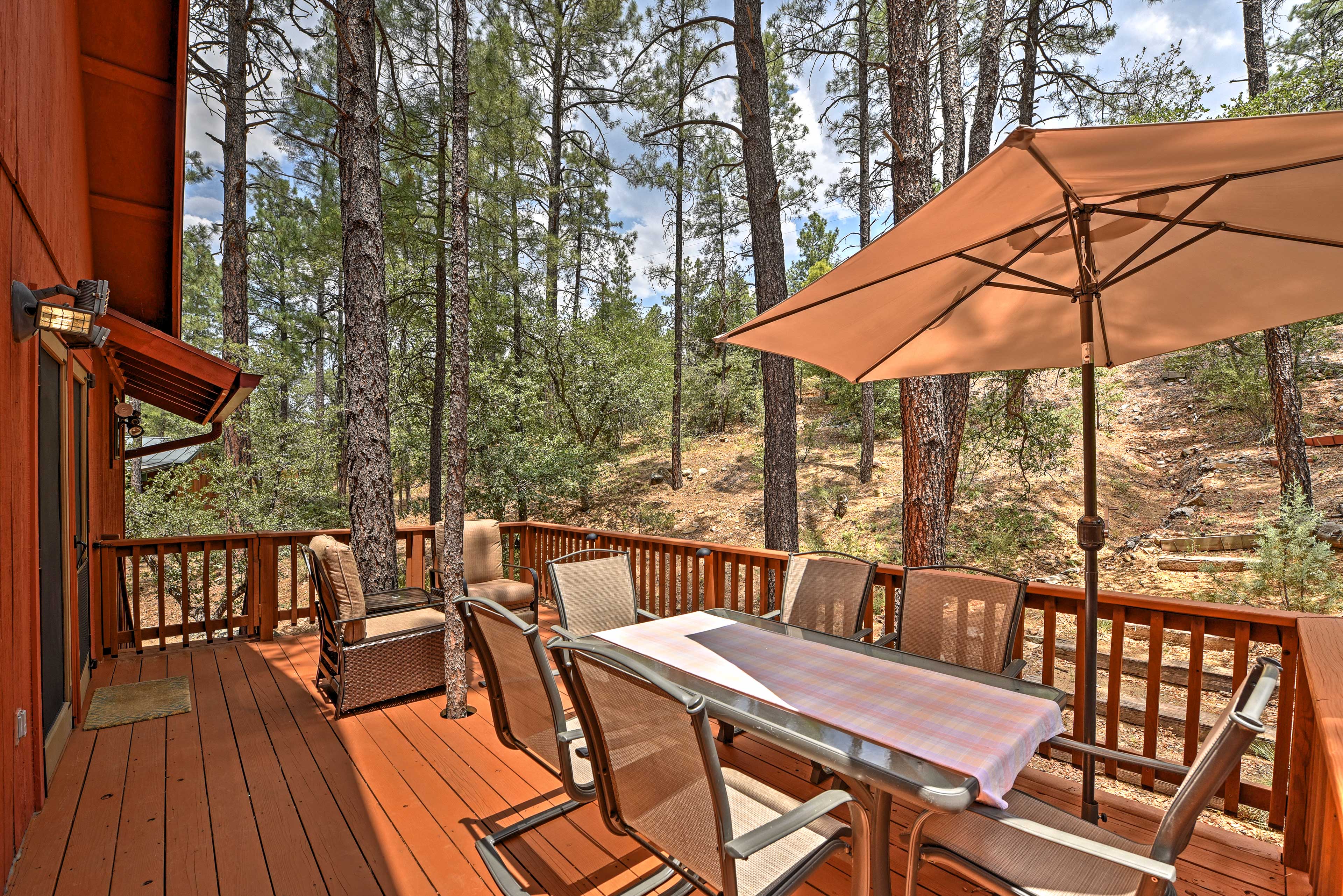 Property Image 1 - Prescott Cabin w/ Beautiful Forest Views & Deck!