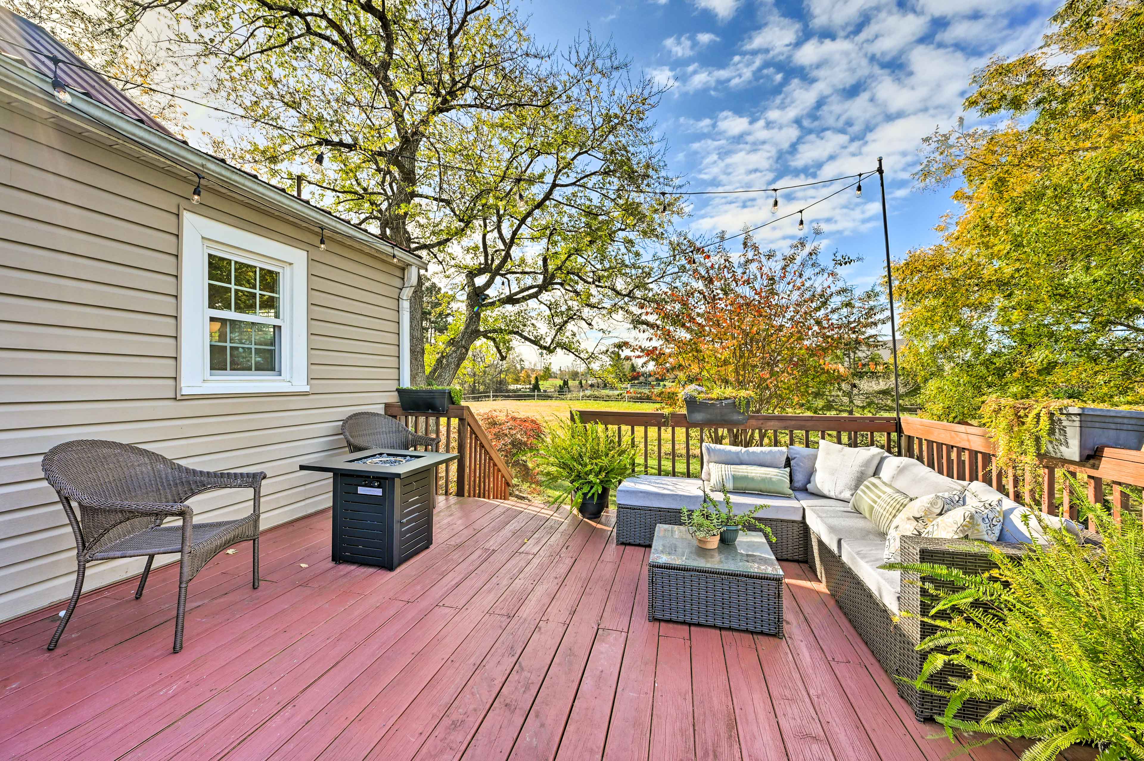 Property Image 2 - Farmhouse Cottage on 10 Acres: Trails On-Site