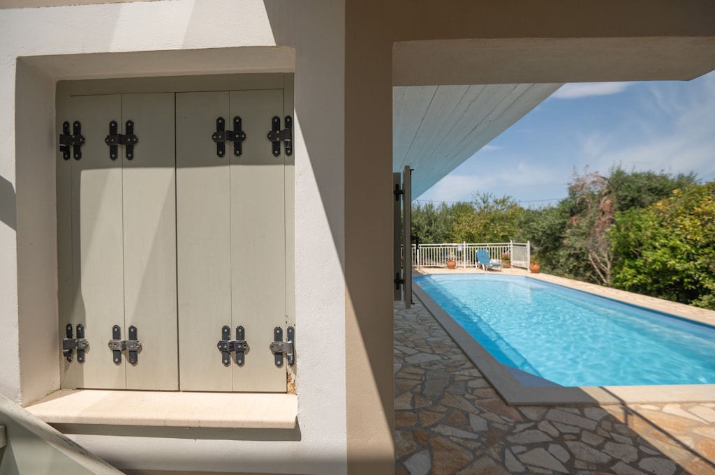 Shaded pool patio for memorable moments