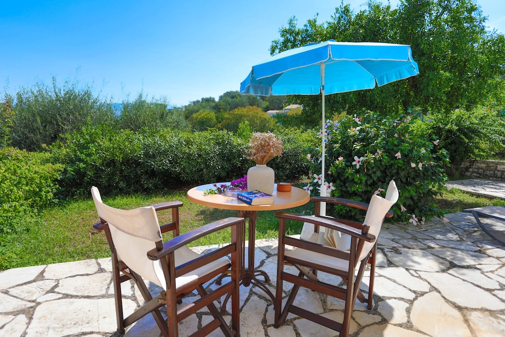 Enjoy countryside vistas from Spiros' inviting terrace space.
