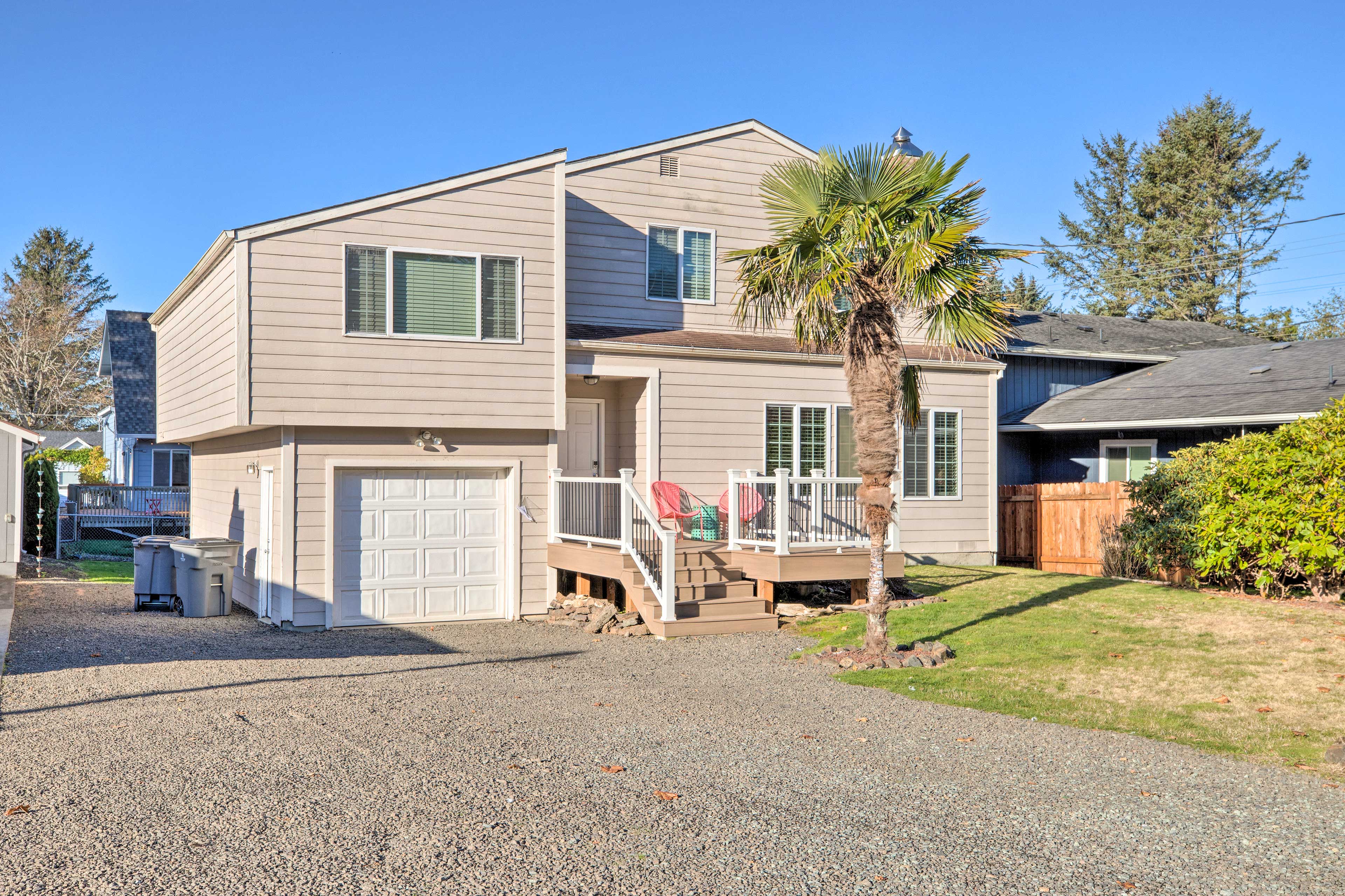 Property Image 1 - Pet-Friendly Rockaway Beach Home w/ Fire Pit!