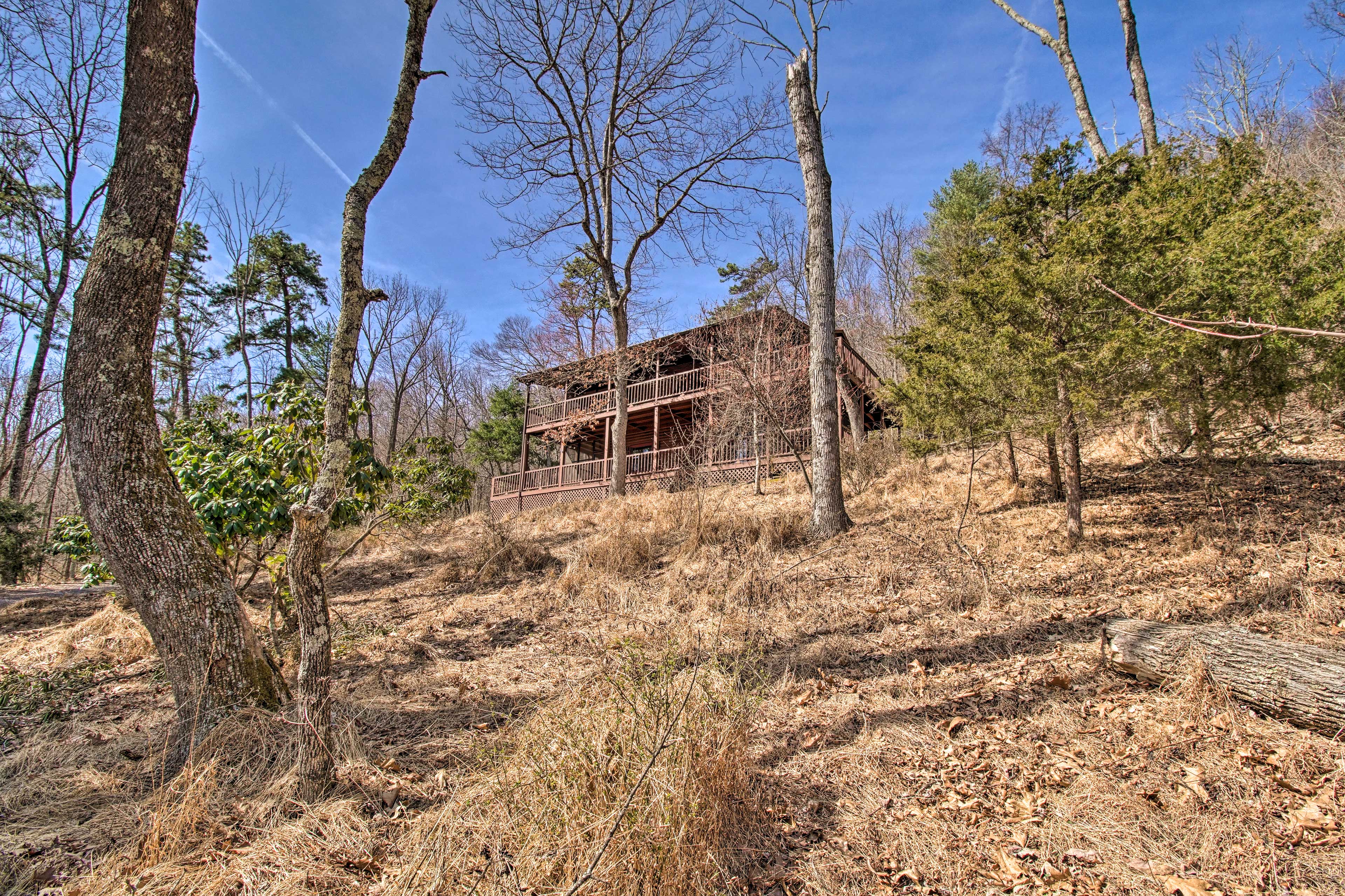 Property Image 2 - Cabin w/ Decks & Fire Pit Near Lost River!