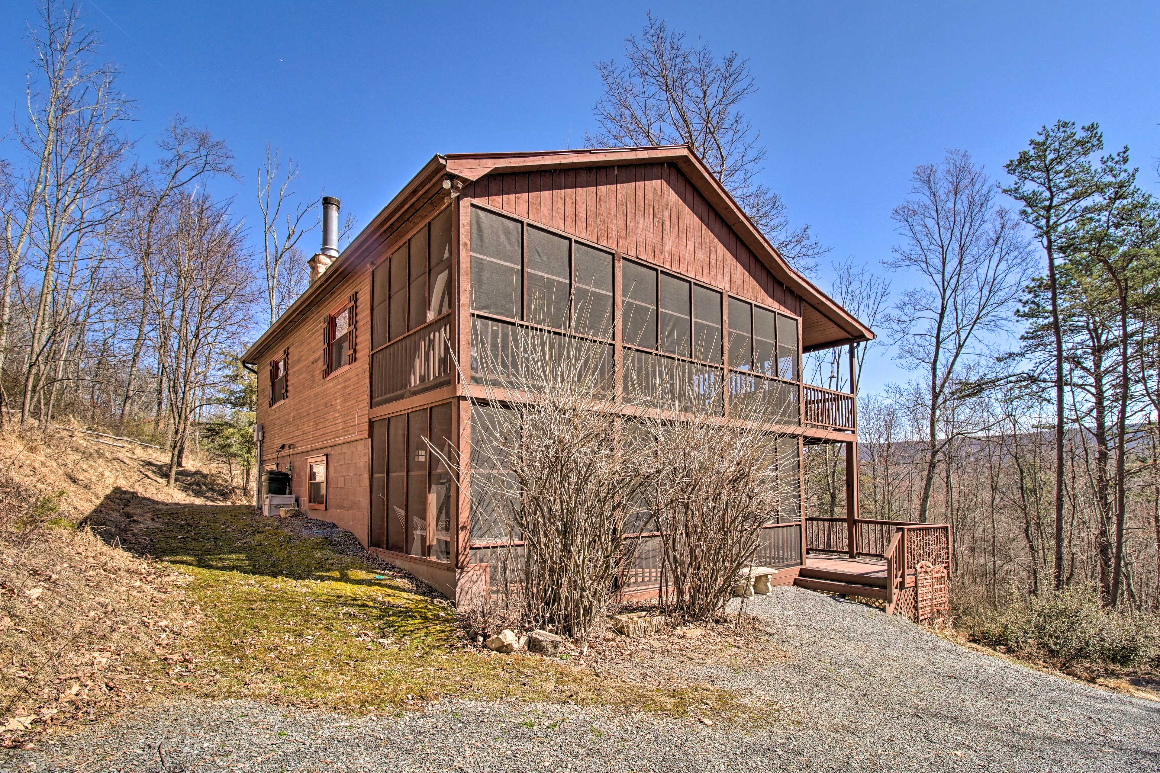 Property Image 1 - Cabin w/ Decks & Fire Pit Near Lost River!