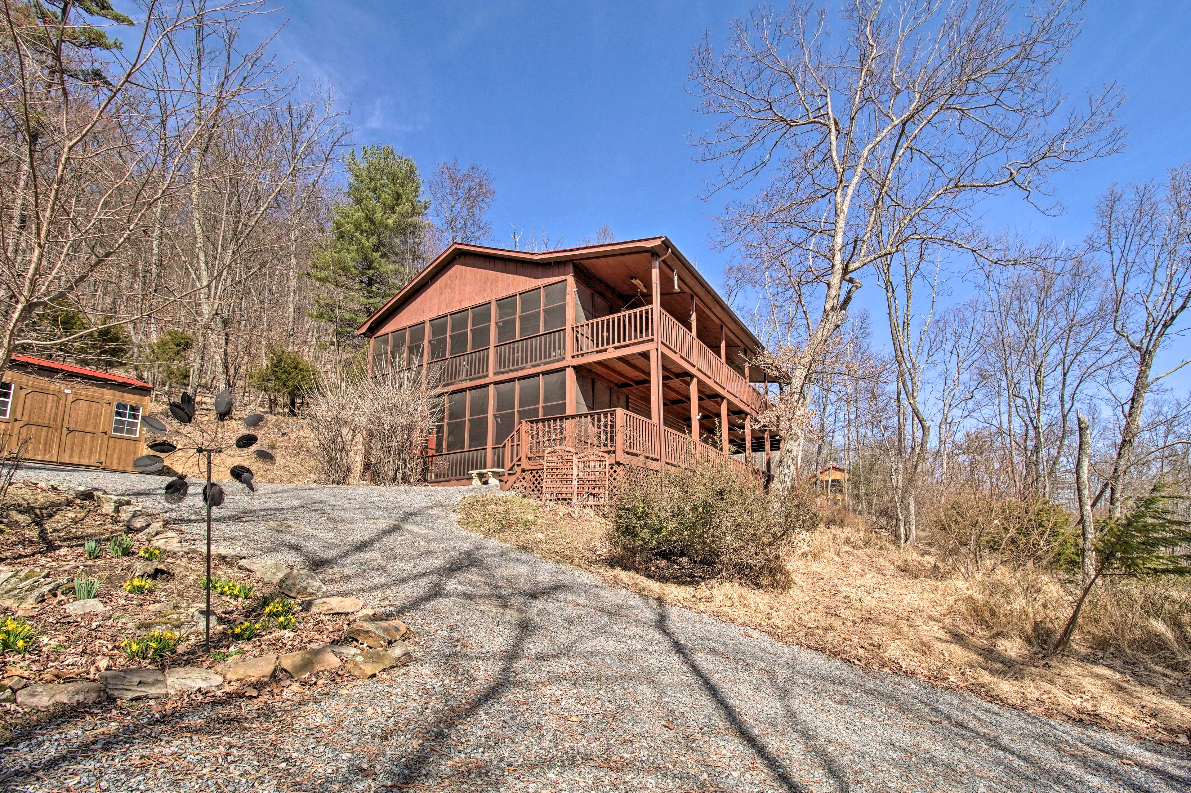 Property Image 1 - Cabin w/ Decks & Fire Pit Near Lost River!