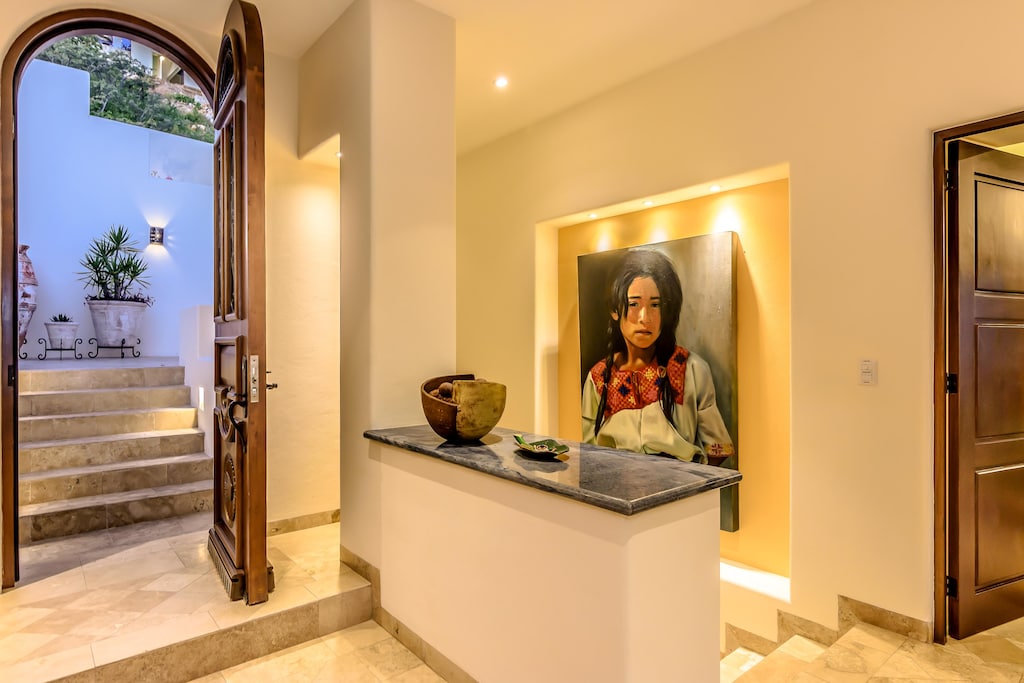 Villa entryway