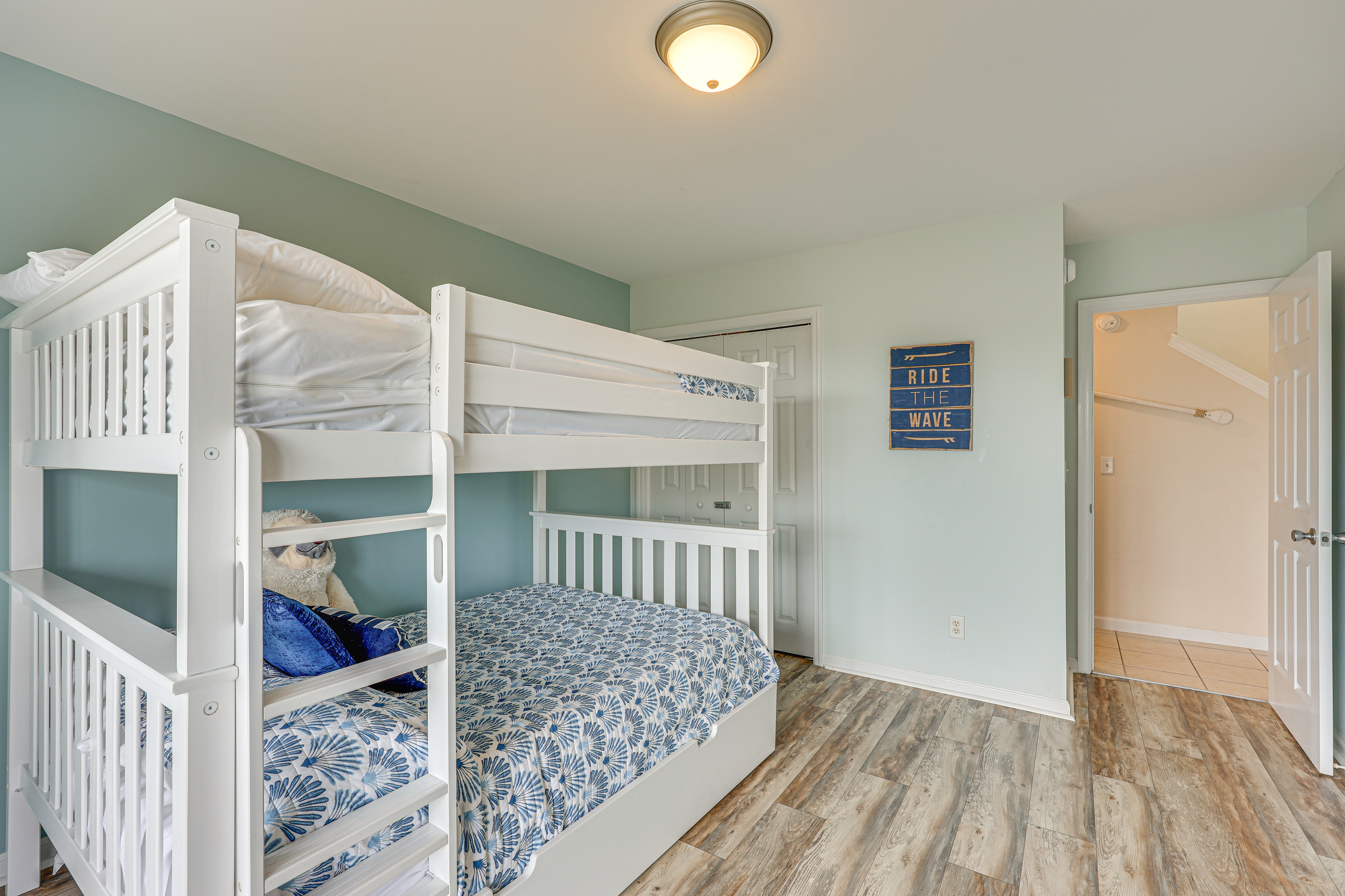 Walk to Surf City Beach: Ocean-View Home w/ Decks!