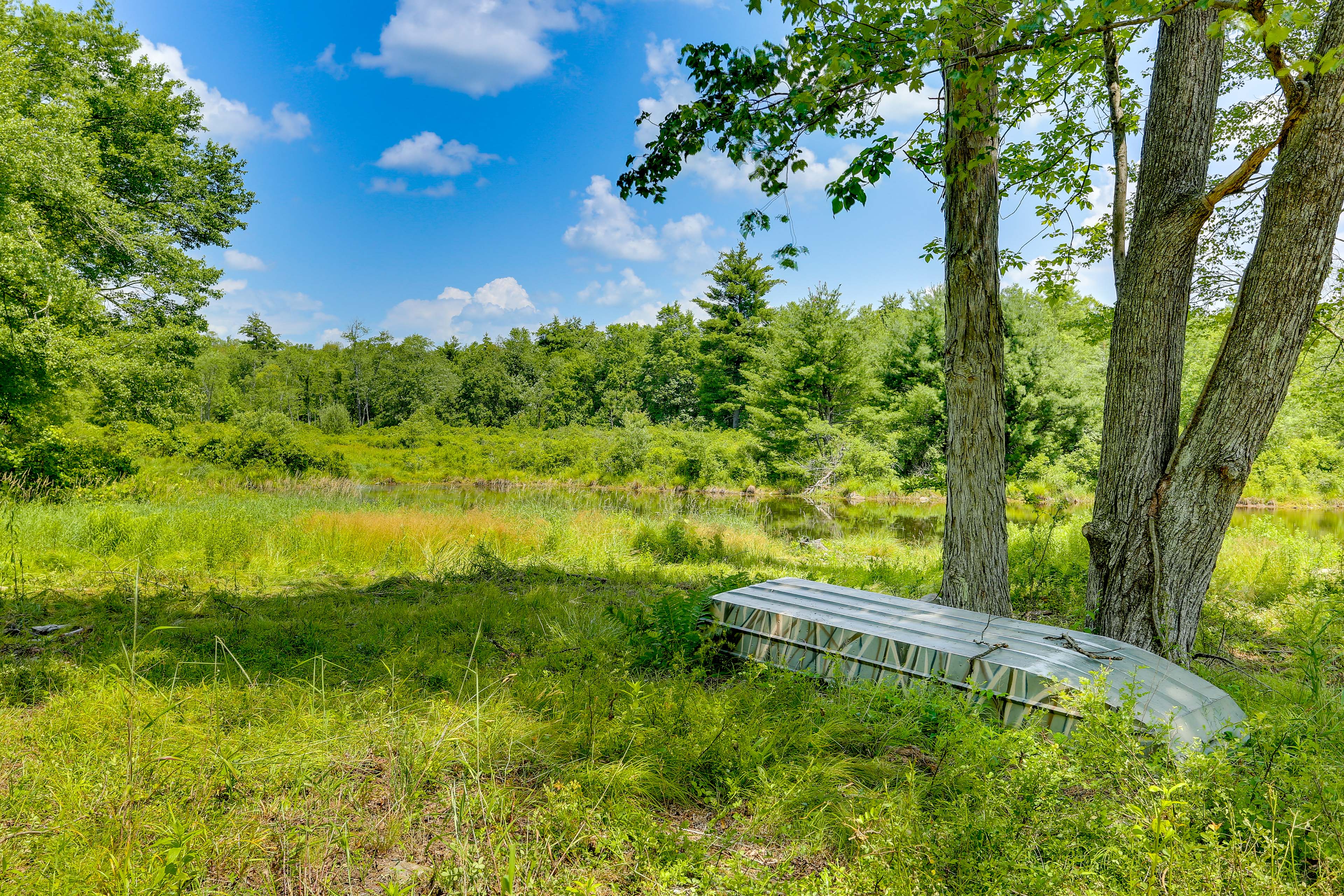 Property Image 2 - Secluded Poconos Cabin w/ Fire Pit on 75 Acres!