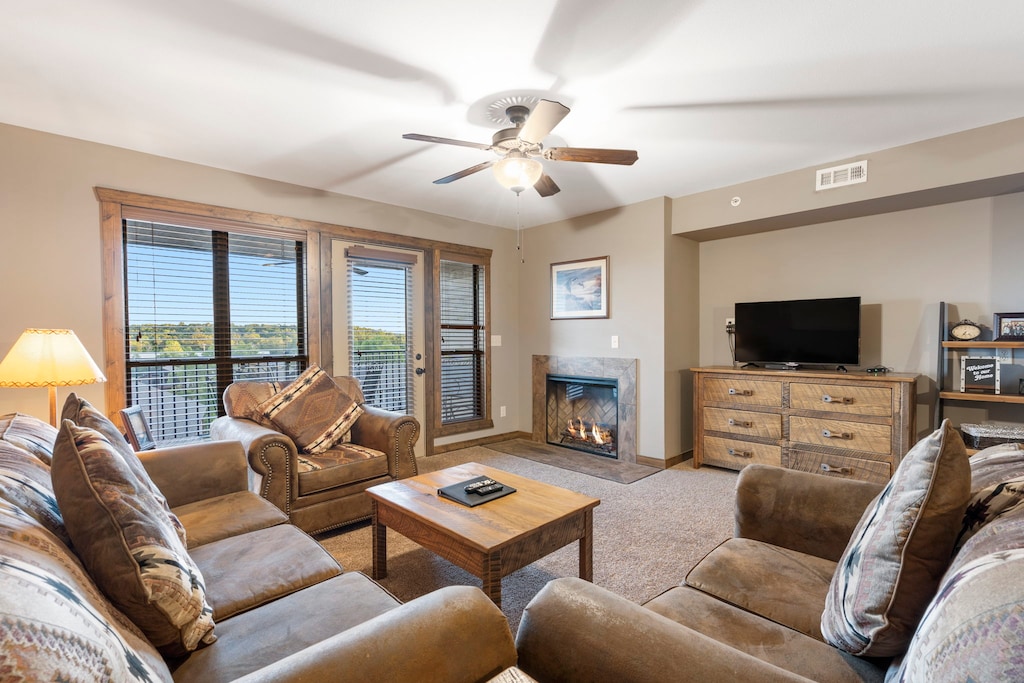 One Bedroom Unit Living Room