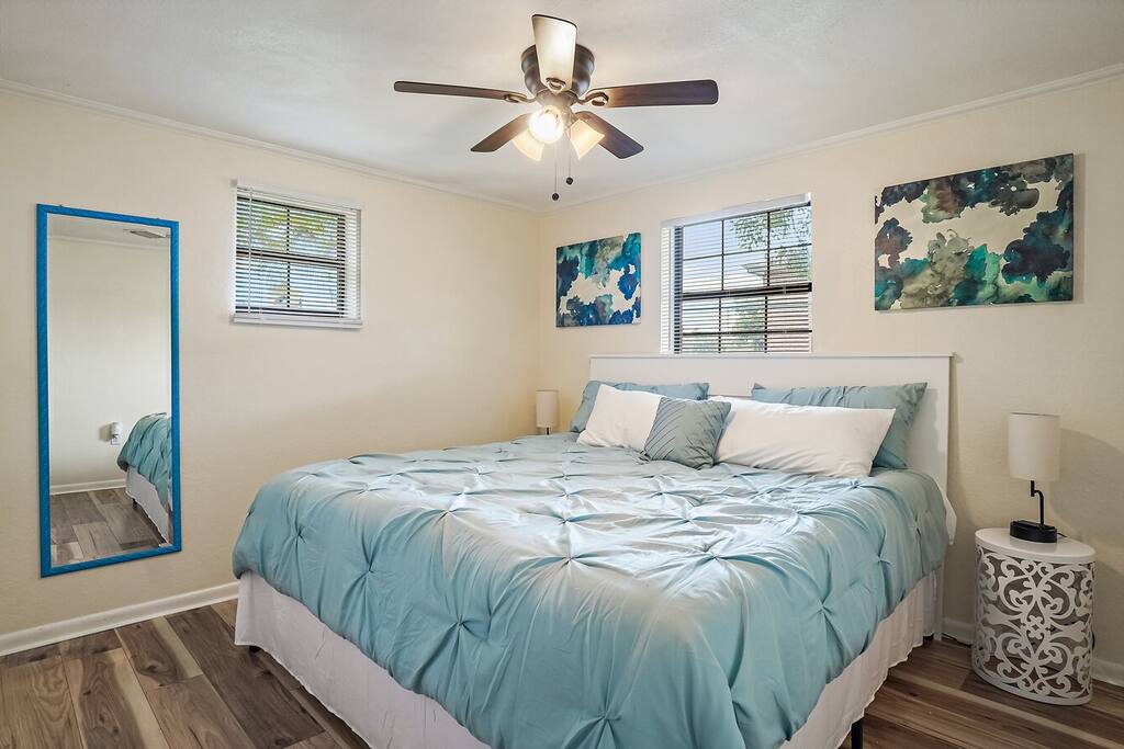 Guest Bedroom with King Sized Bed