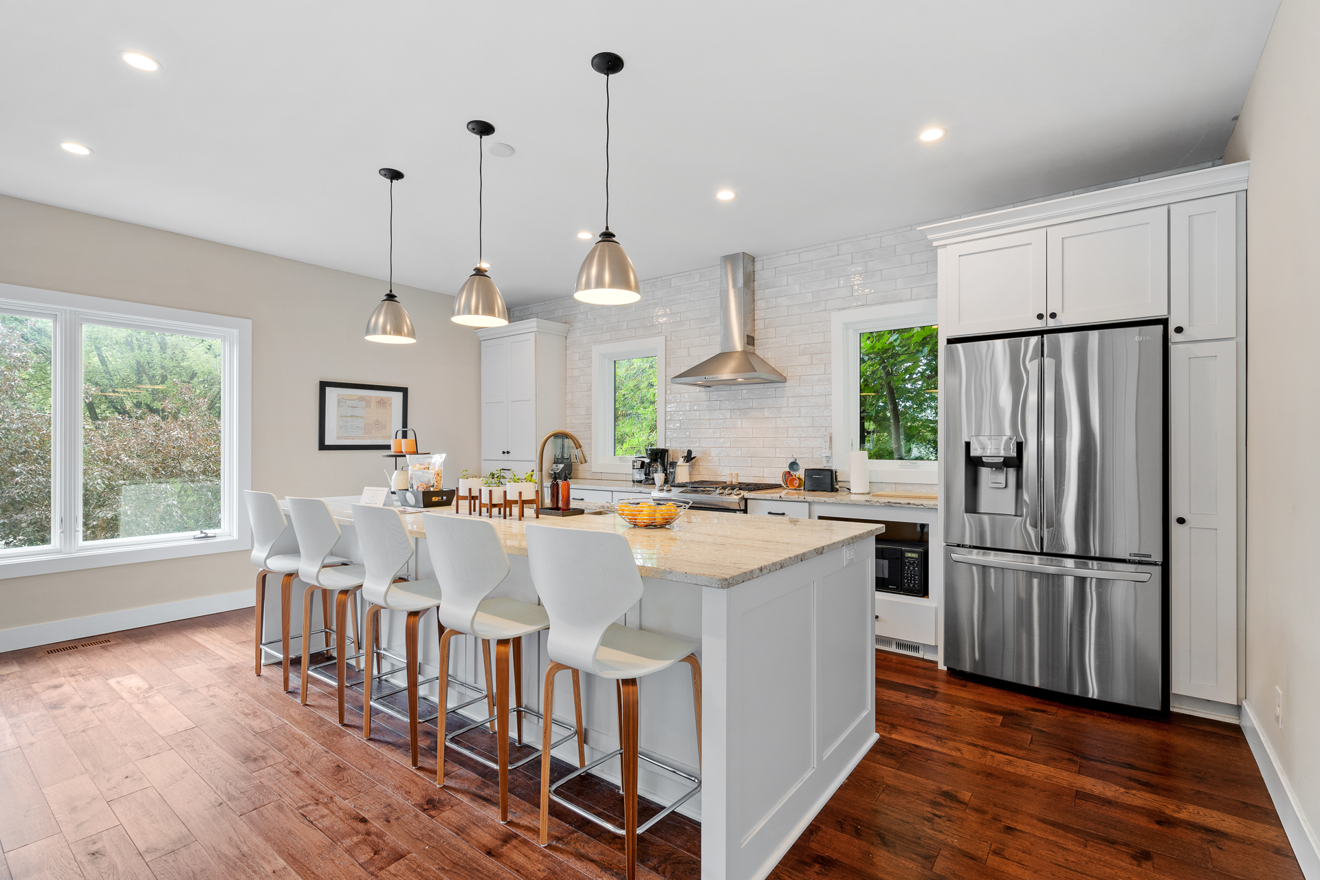 Large kitchen island