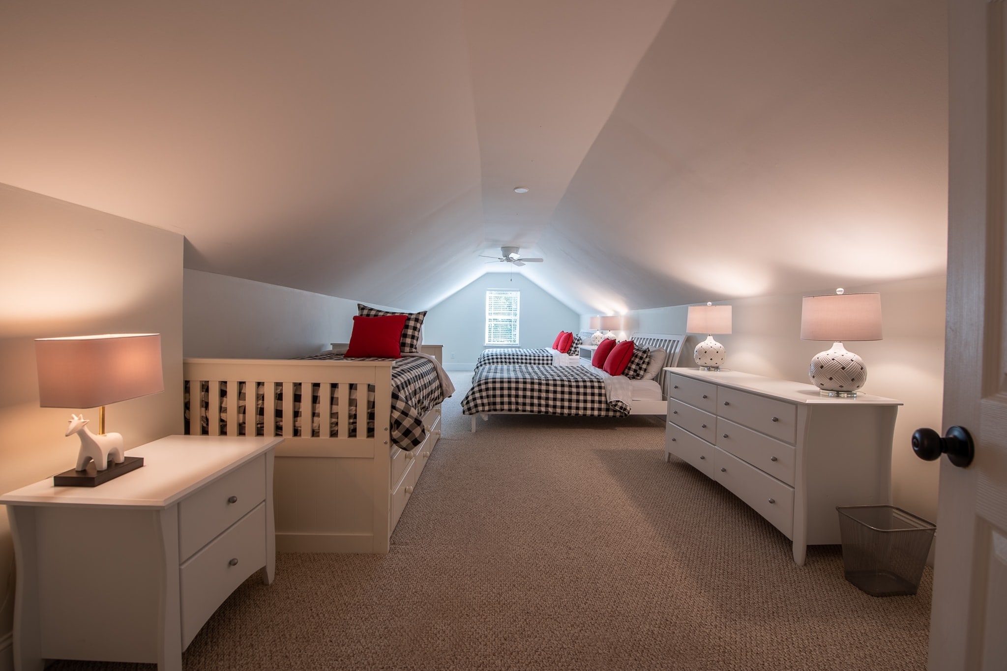 Kids room! 2 queen beds and a twin with trundle. Sleeps 6!