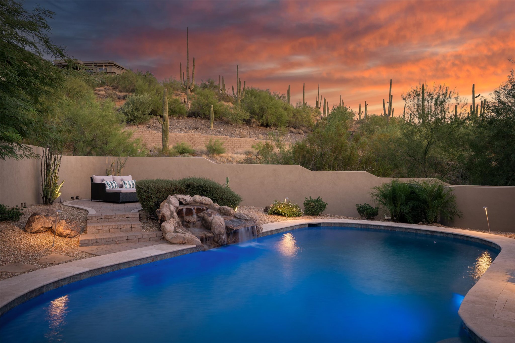 Scottsdale/Cave Creek Luxury Sonoran Nights with Mtn Views, Heated Pool ...