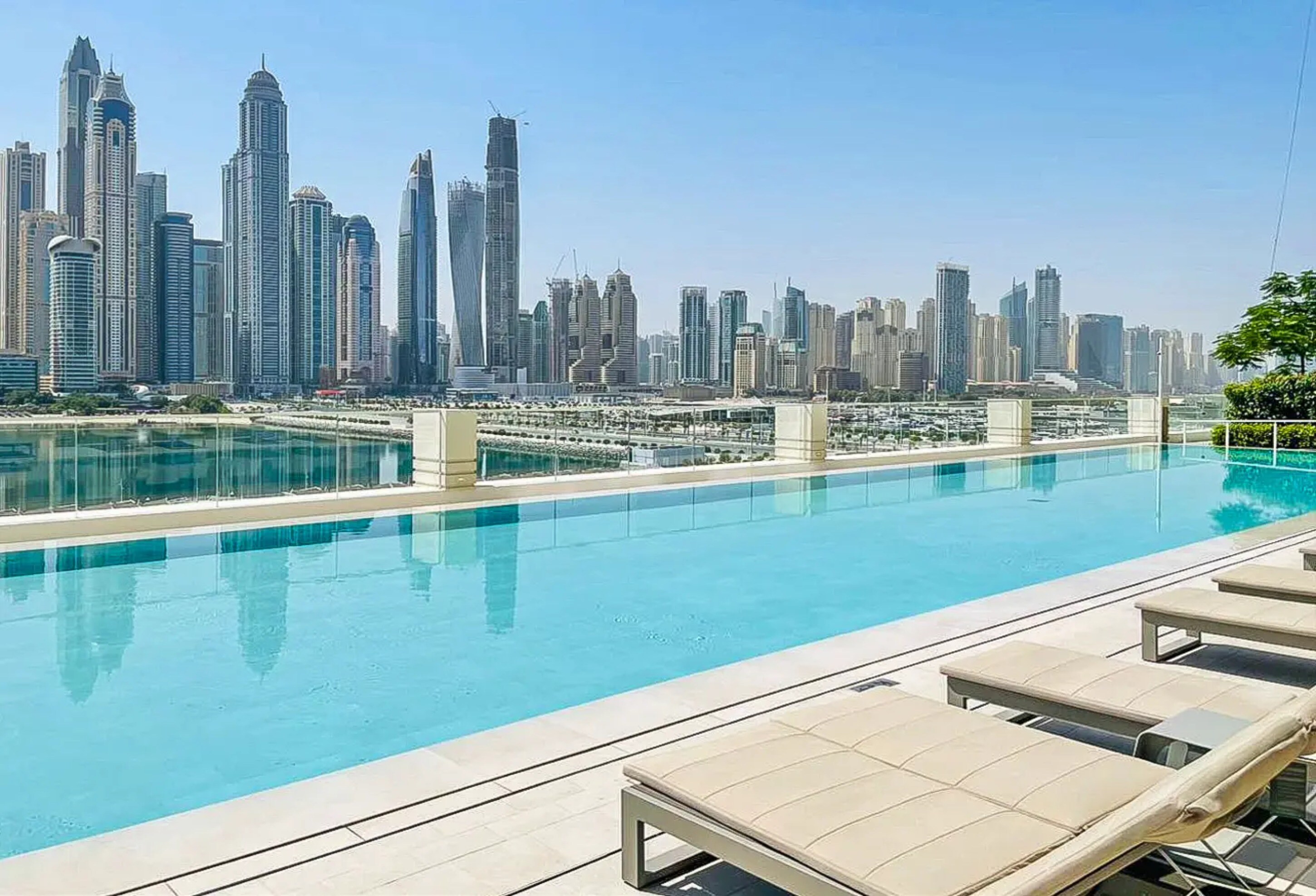 Property Image 1 - Emaar Beachfront Bliss: 2BR with Sea Views