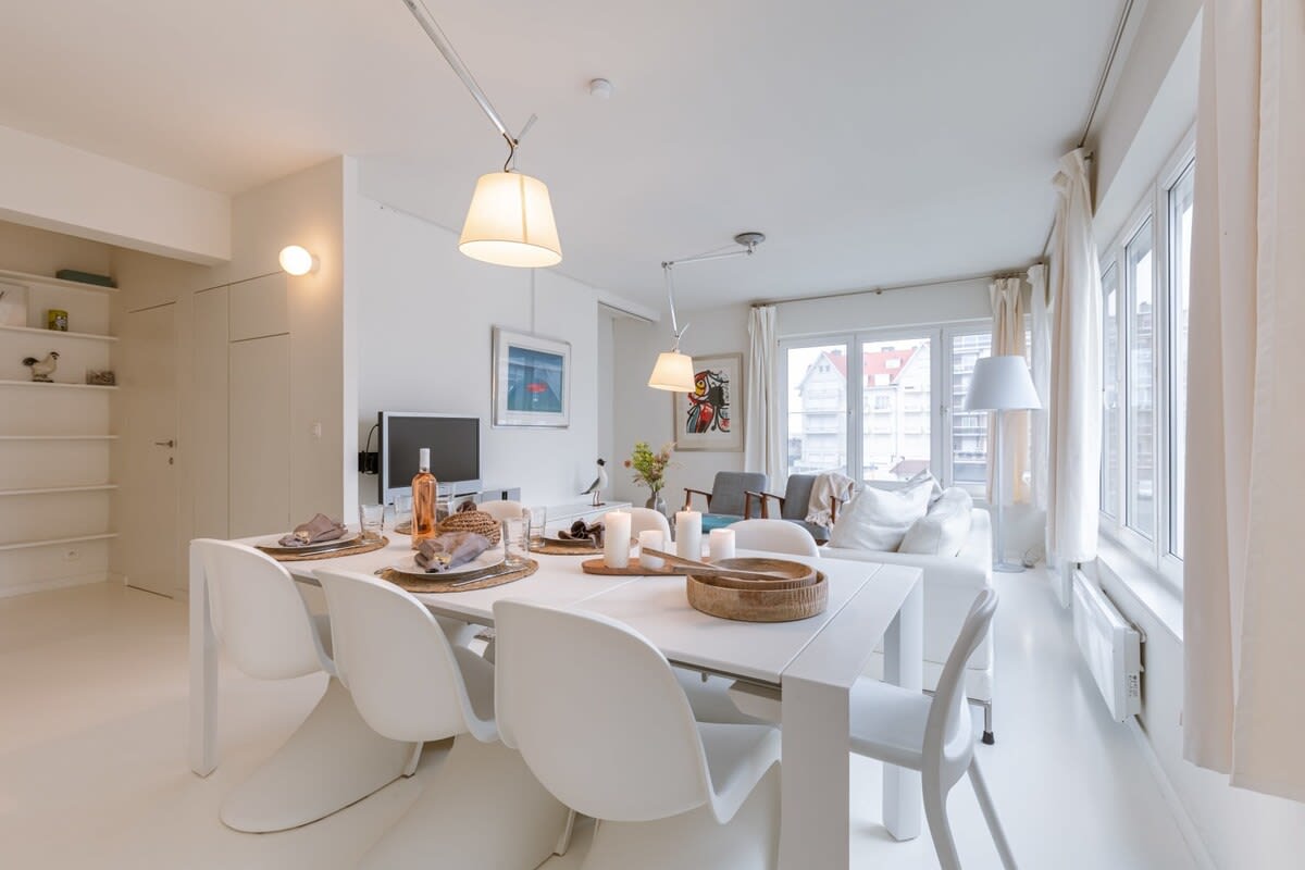 Bright dining area