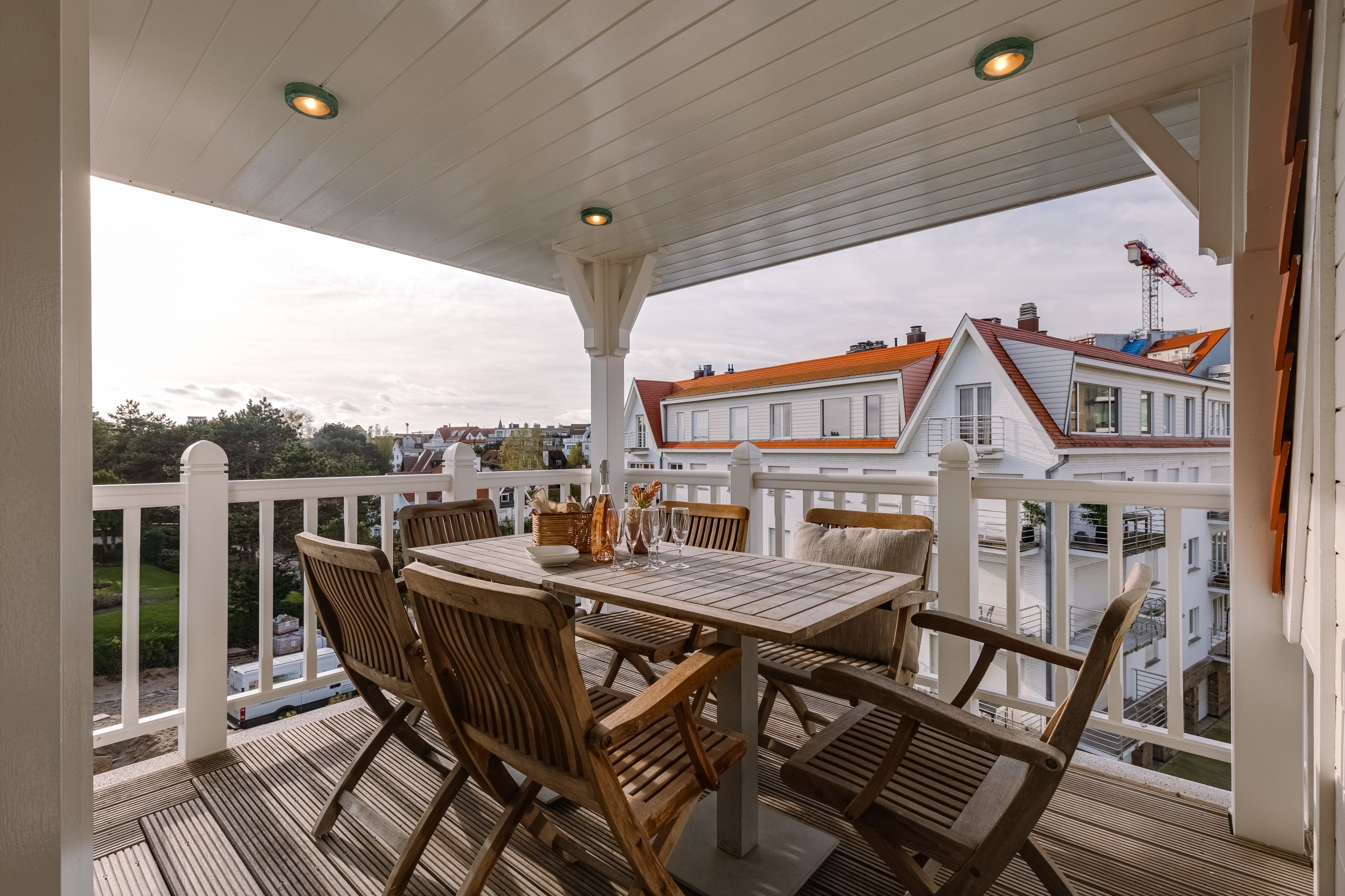 Enjoy the sunset on this spacious terrace