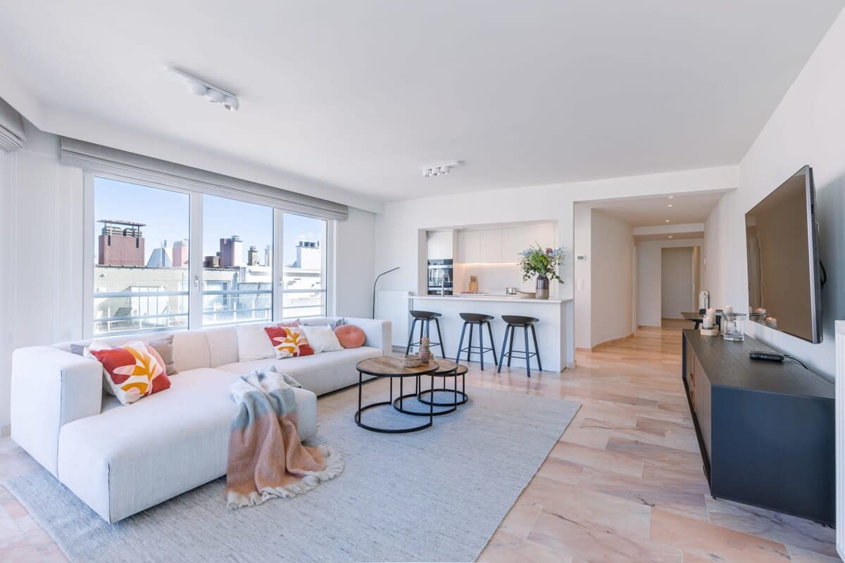 Bright and spacious living room with stunning views!