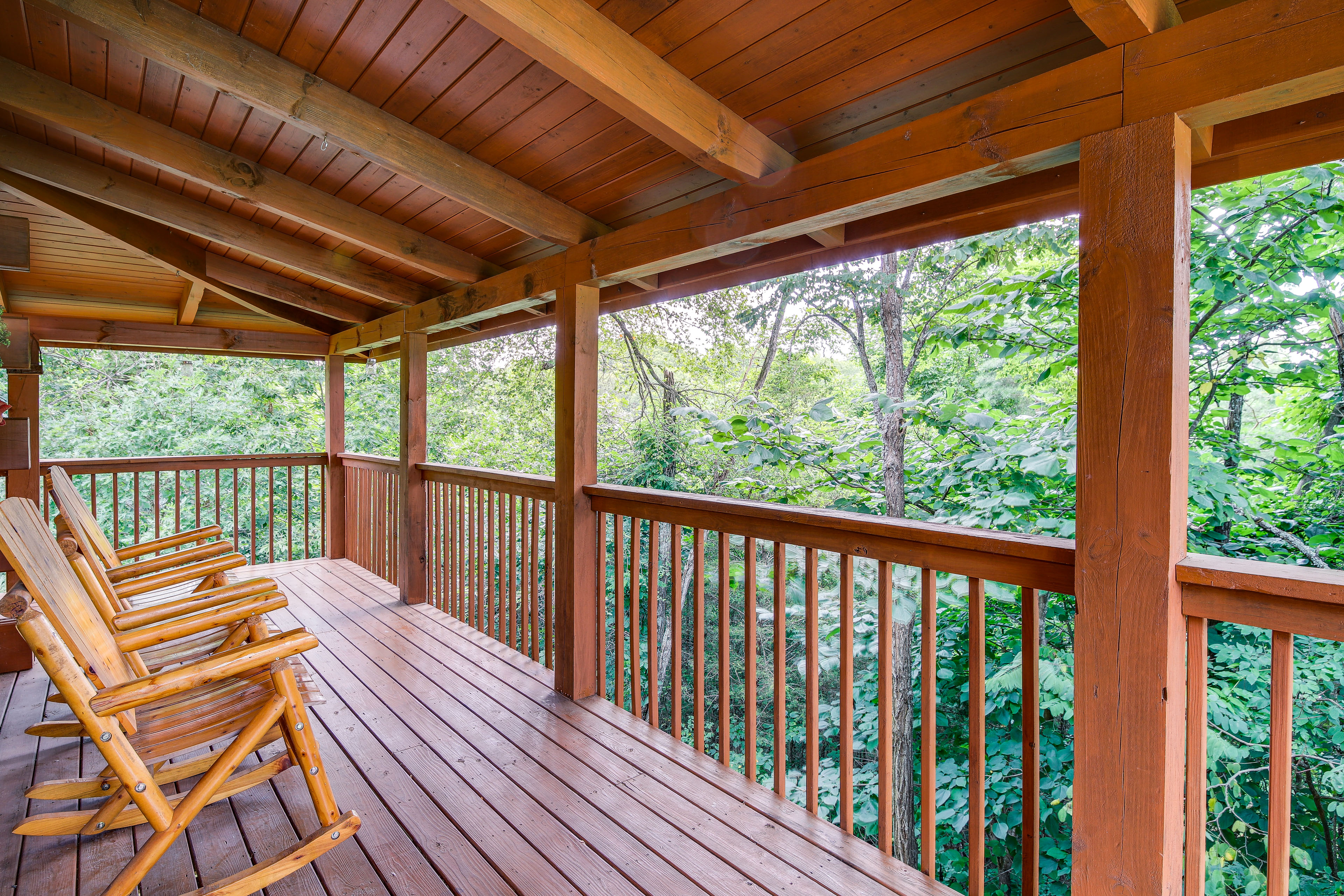Property Image 2 - Sevierville Cabin w/ Wraparound Deck + Lake Access