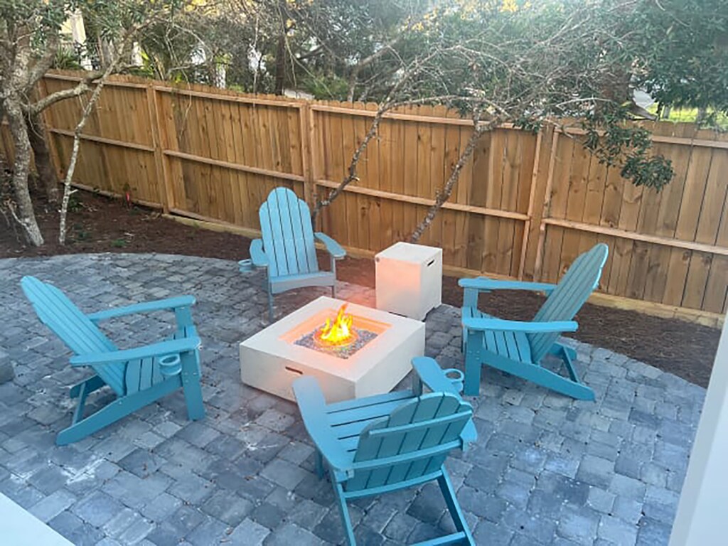 Relax around the firepit