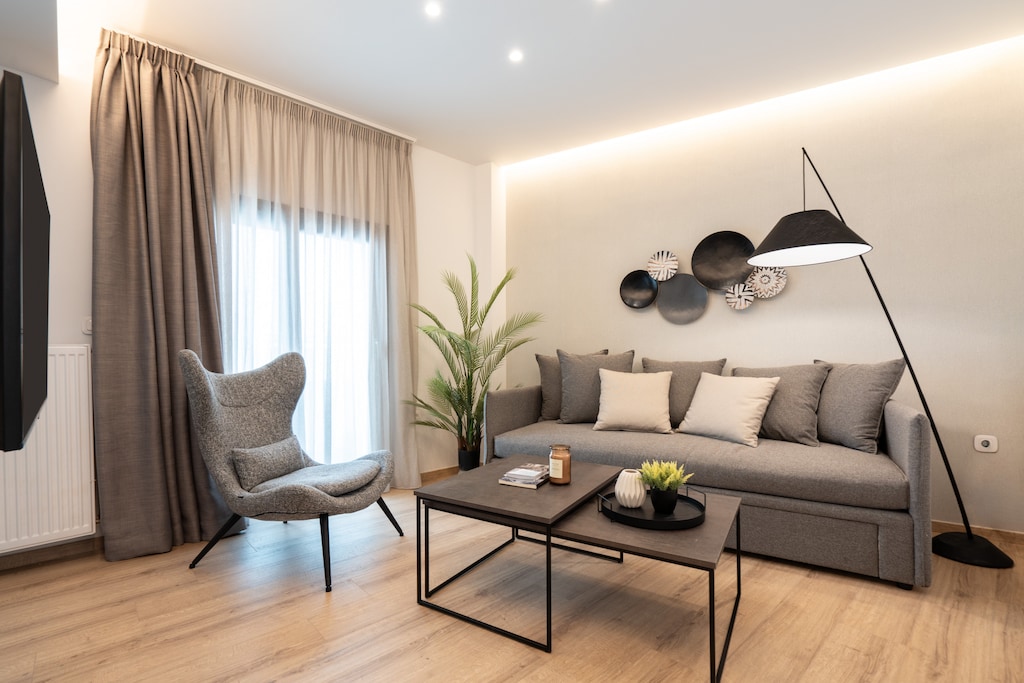 A comfy couch for lounging in style and comfort