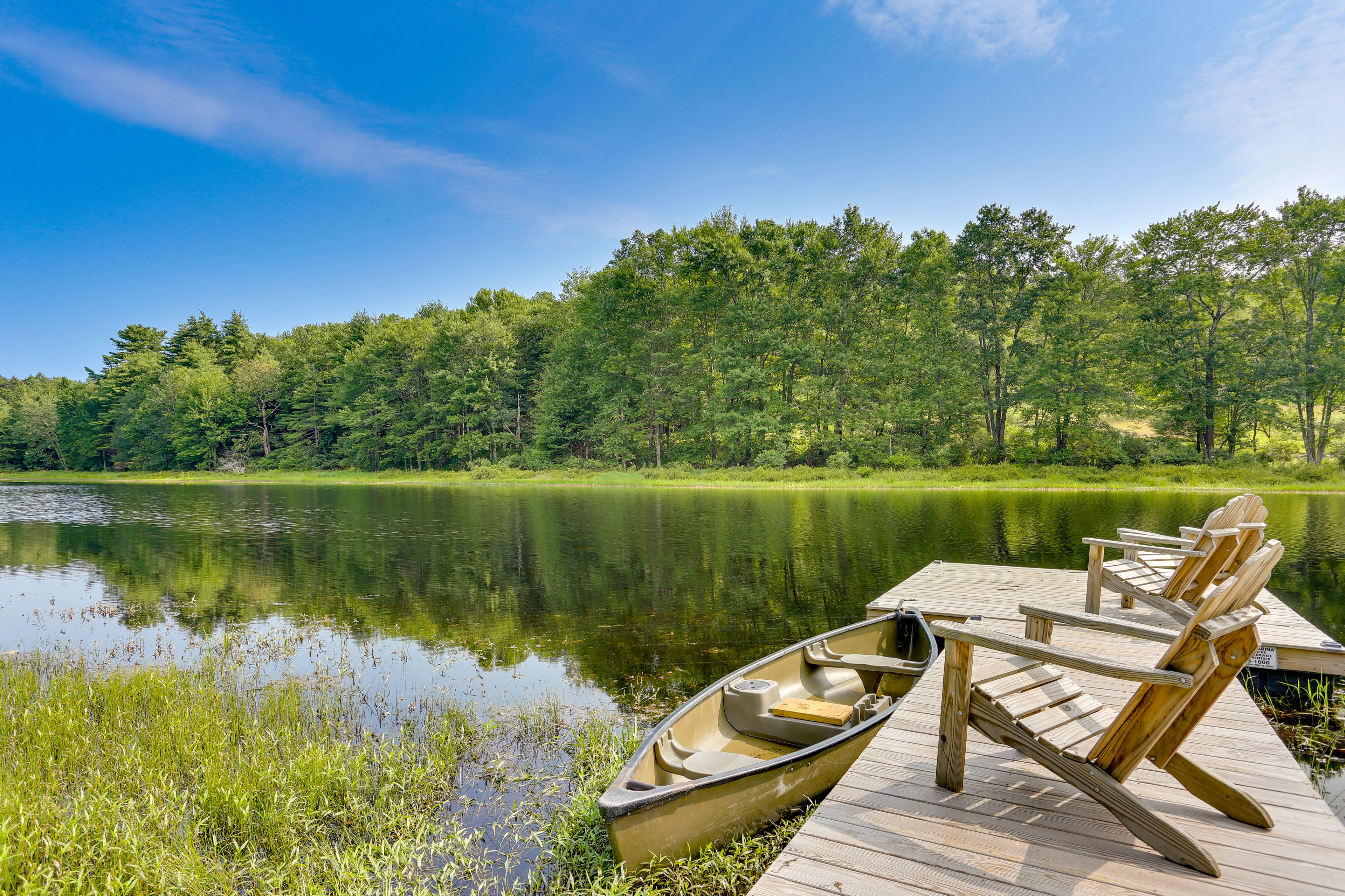 Property Image 1 - Lakefront Catskills Container Home: Private Lake