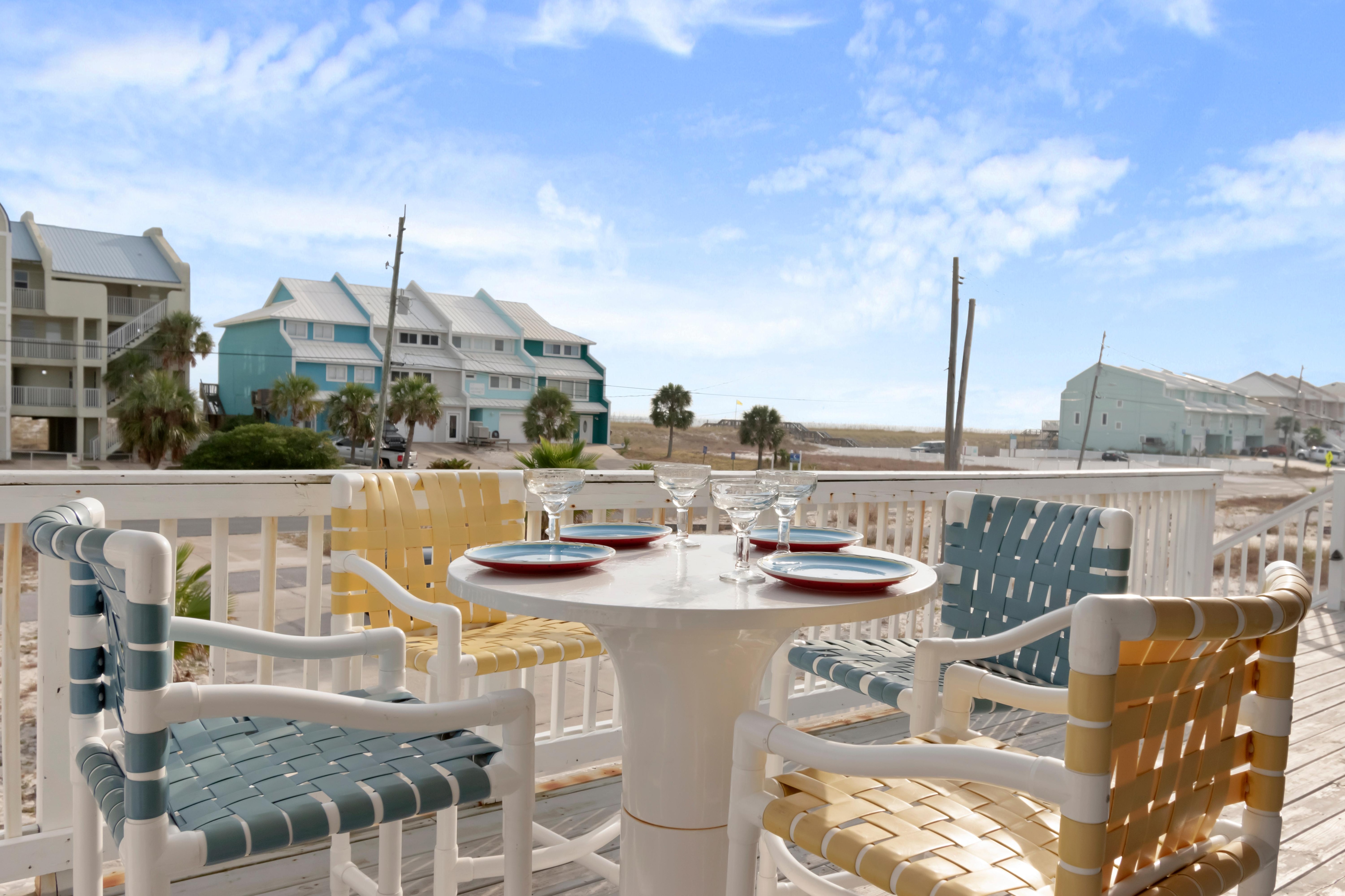 Gulf view from the front deck