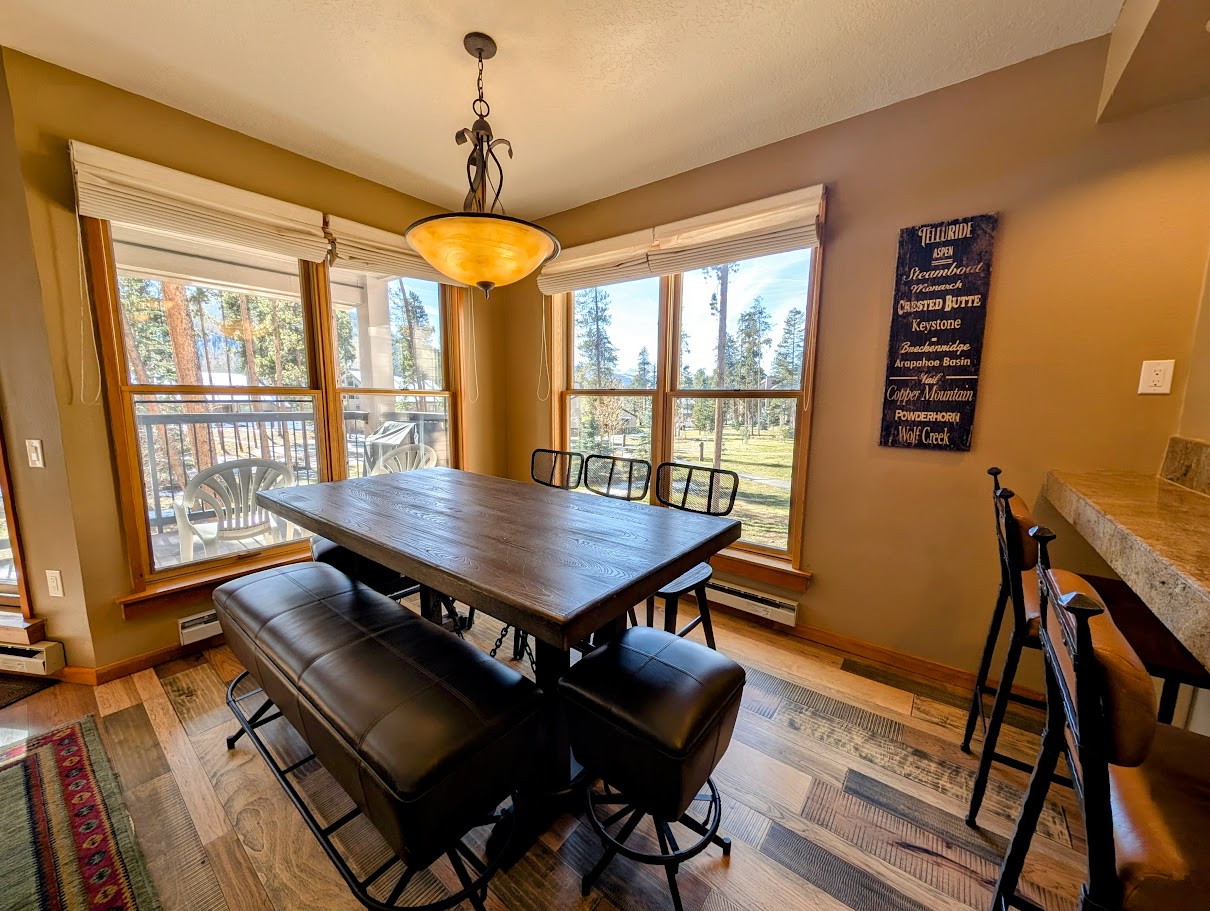 Dining table with plenty of seating