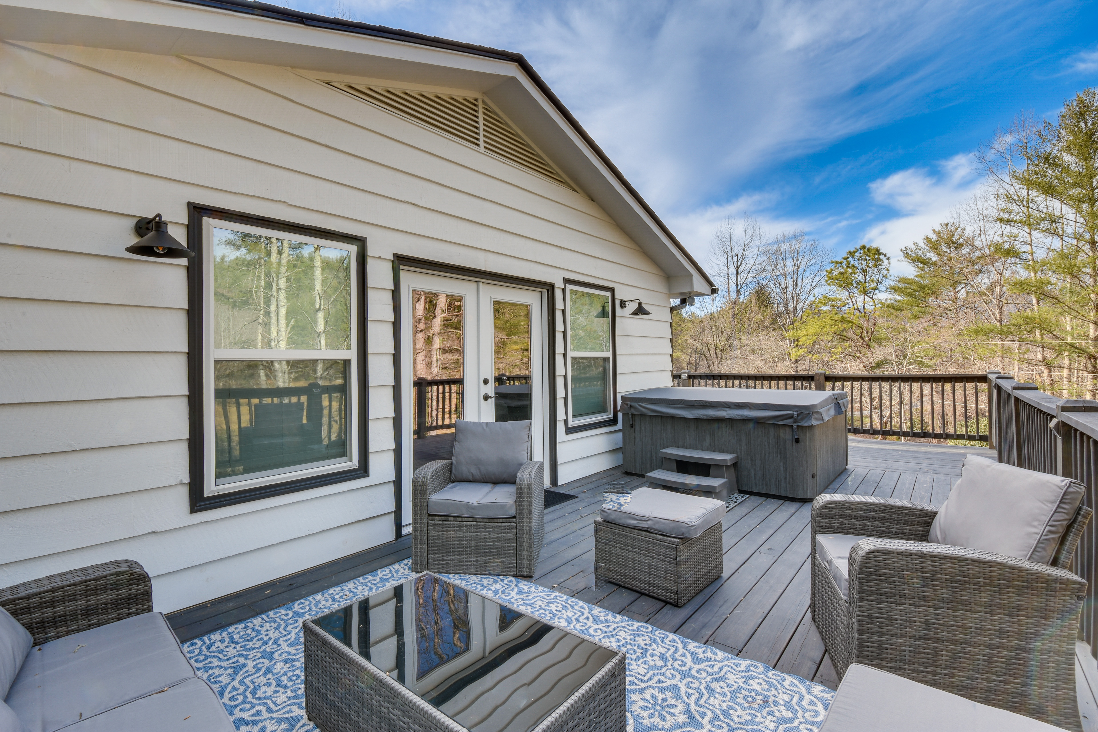 Property Image 1 - Luxe Highlands Haven w/ Fire Pit + Hot Tub!